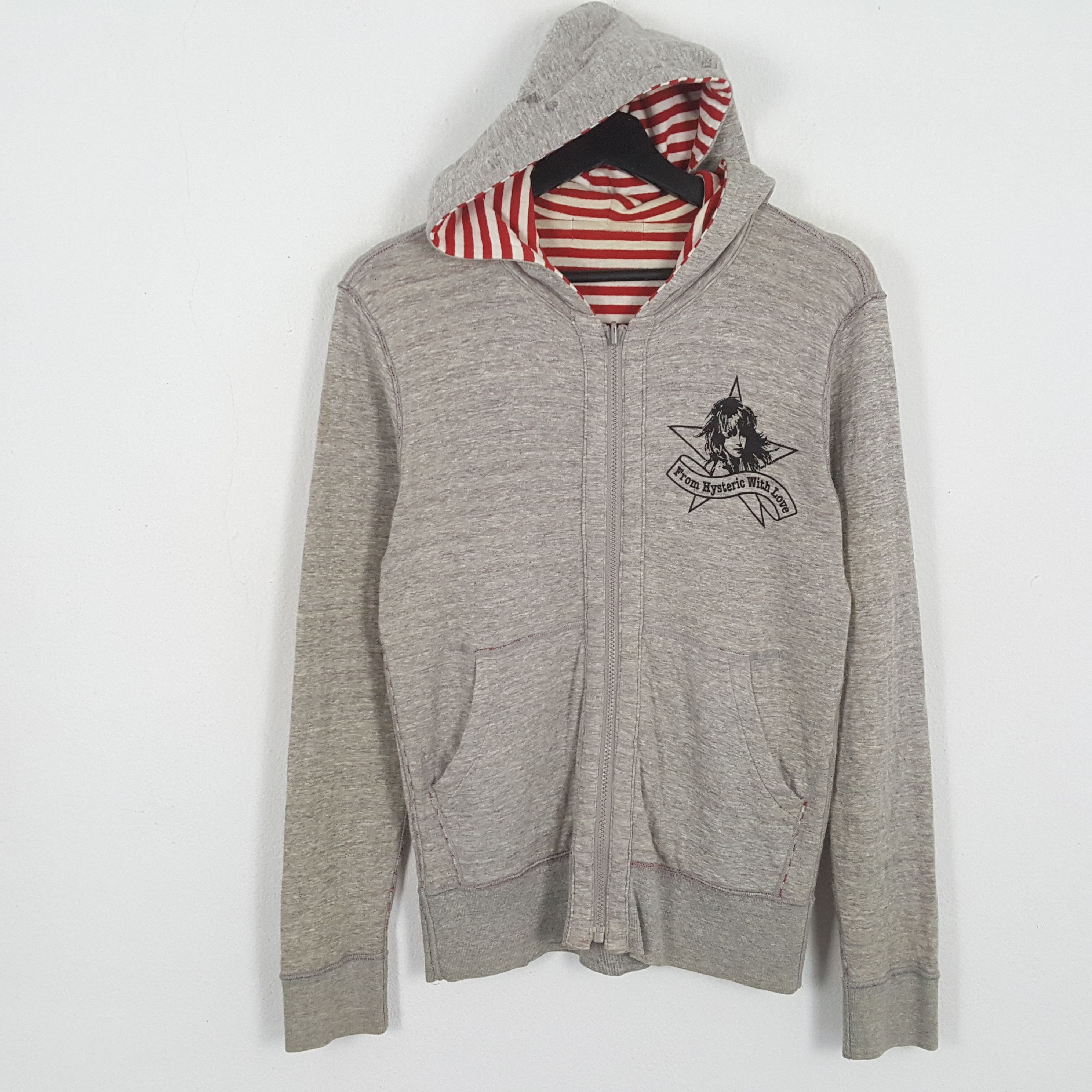 Hysteric Glamour × Japanese Brand × Vintage HYSTERIC GLAMOUR Fashion Style Reversible Zipper Hoodies Size US XS / EU 42 / 0 - 3 Thumbnail