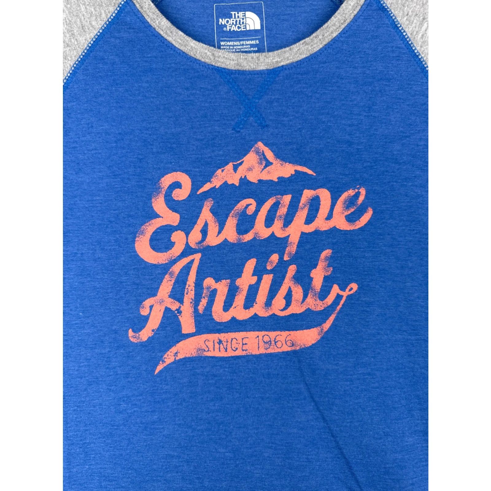 The North Face The North Face Shirt Women Medium Blue Gray 3/4 Sleeve Raglan Style Cotton Blend Size M / US 6-8 / IT 42-44 - 6 Thumbnail