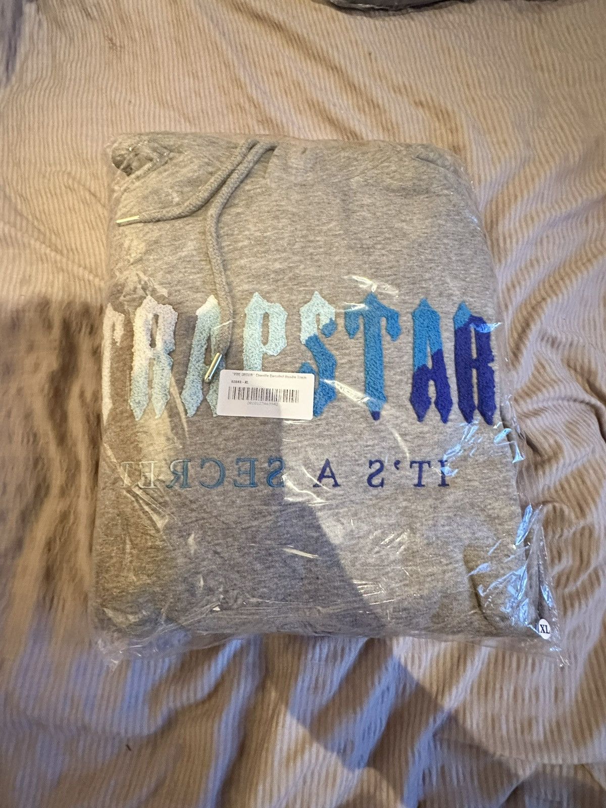 Trapstar London Trapstar Chenille Decoded Full Tracksuit - Grey Ice X-Large Size US XL / EU 56 / 4 - 2 Thumbnail