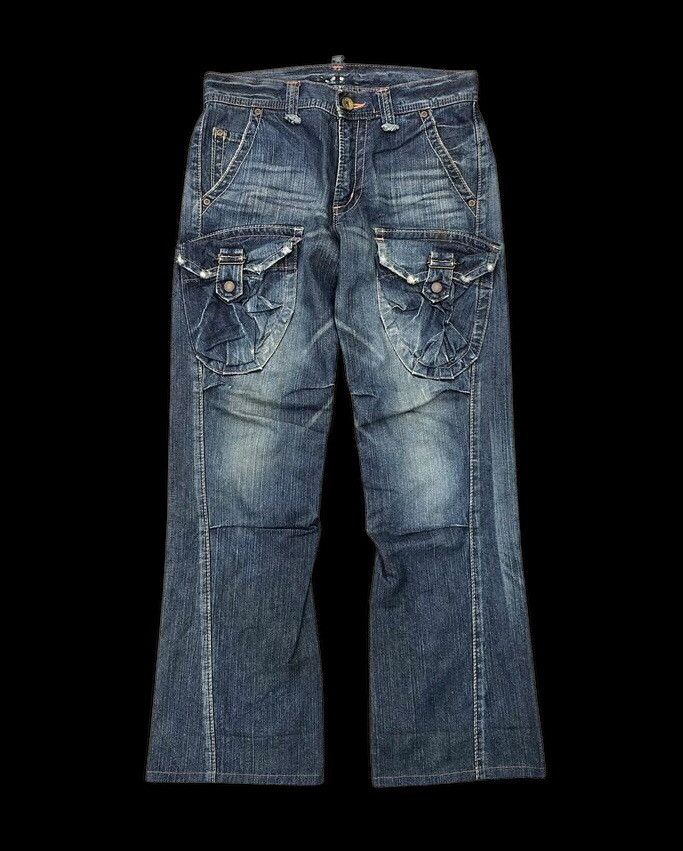Edwin RARE⚡️⚡️EDWIN SIX POCKET TACTICAL/MULTIPOCKET BUSHPANT DENIM Size US 31 - 1 Thumbnail