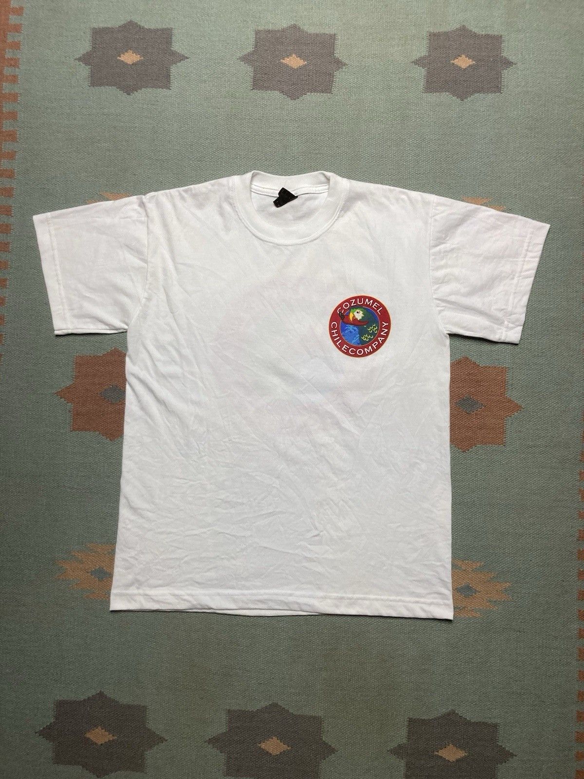 Vintage 90s t shirt Cozumel Chile Company pepper parrot Mexico large Size US L / EU 52-54 / 3 - 4 Thumbnail