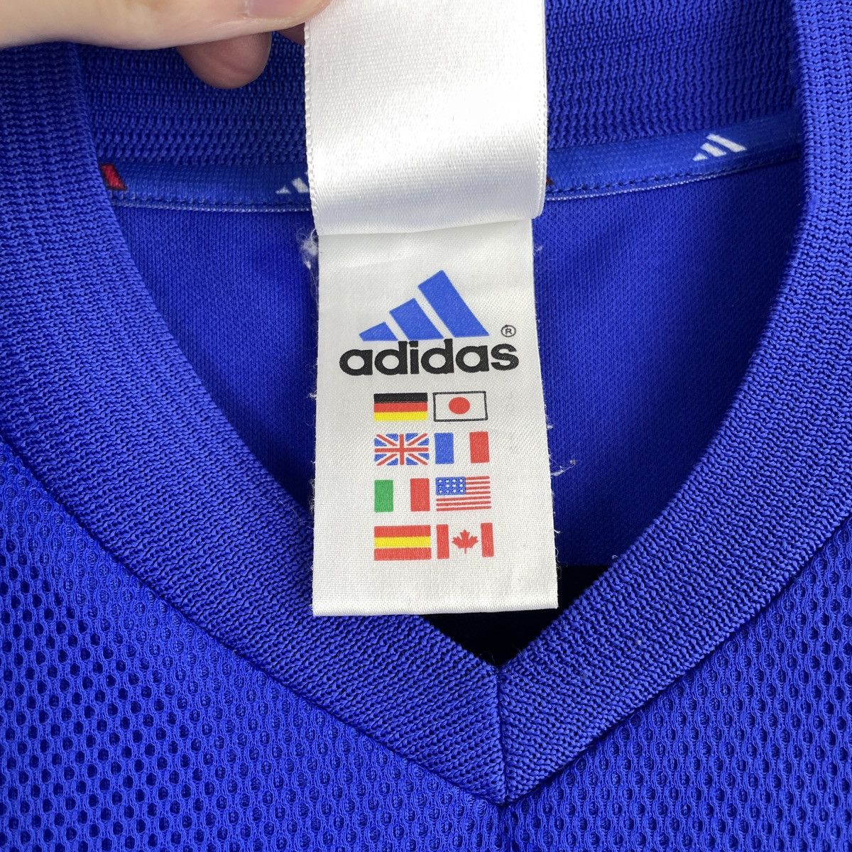 Adidas Vintage France 2002/2004 Home Jersey Adidas Men’s Shirt Size US M / EU 48-50 / 2 - 7 Thumbnail