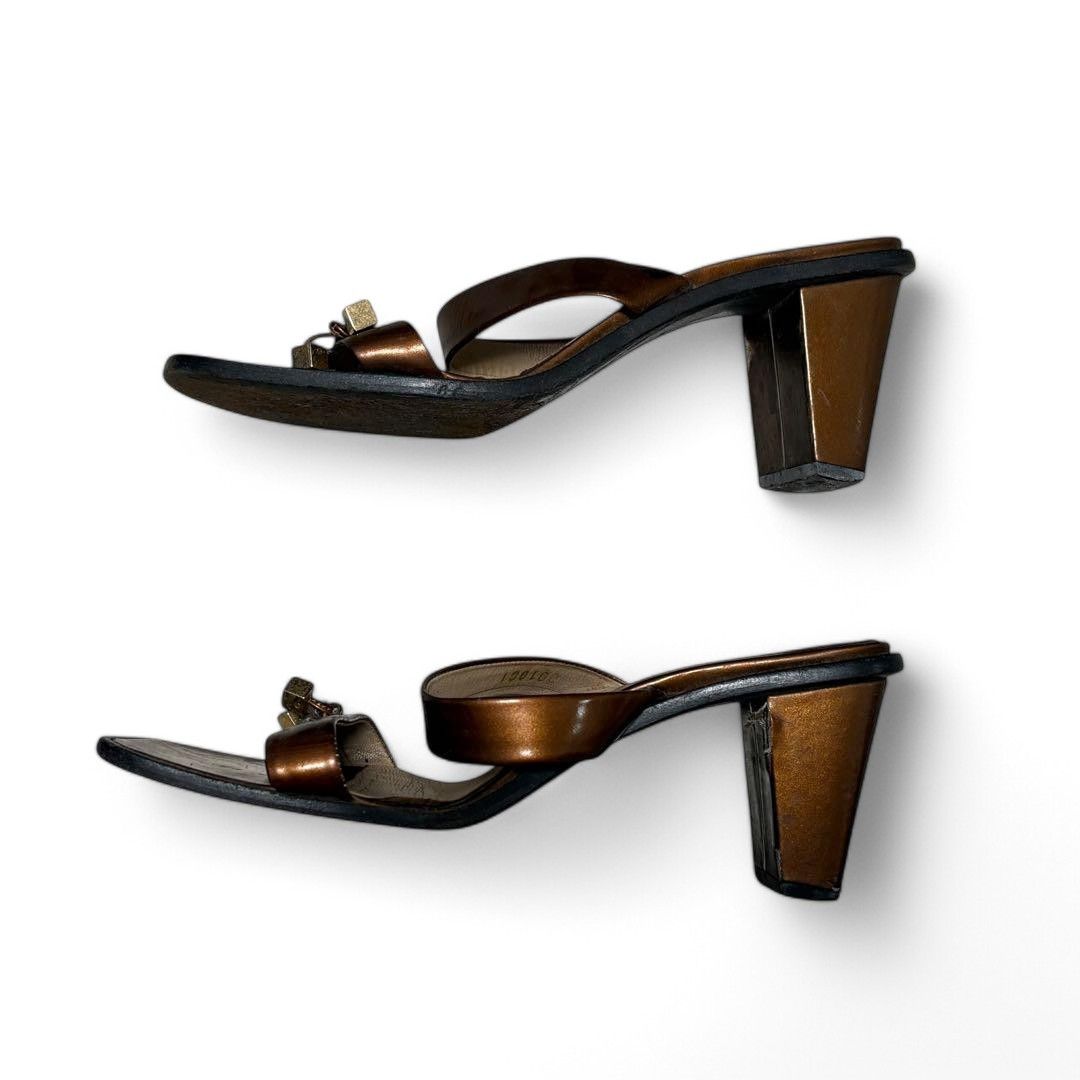 Louis Vuitton Louis Vuitton - 37.5 Vernis Mules Square Toe LV Charms Size US 6.5 / IT 36.5 - 3 Thumbnail
