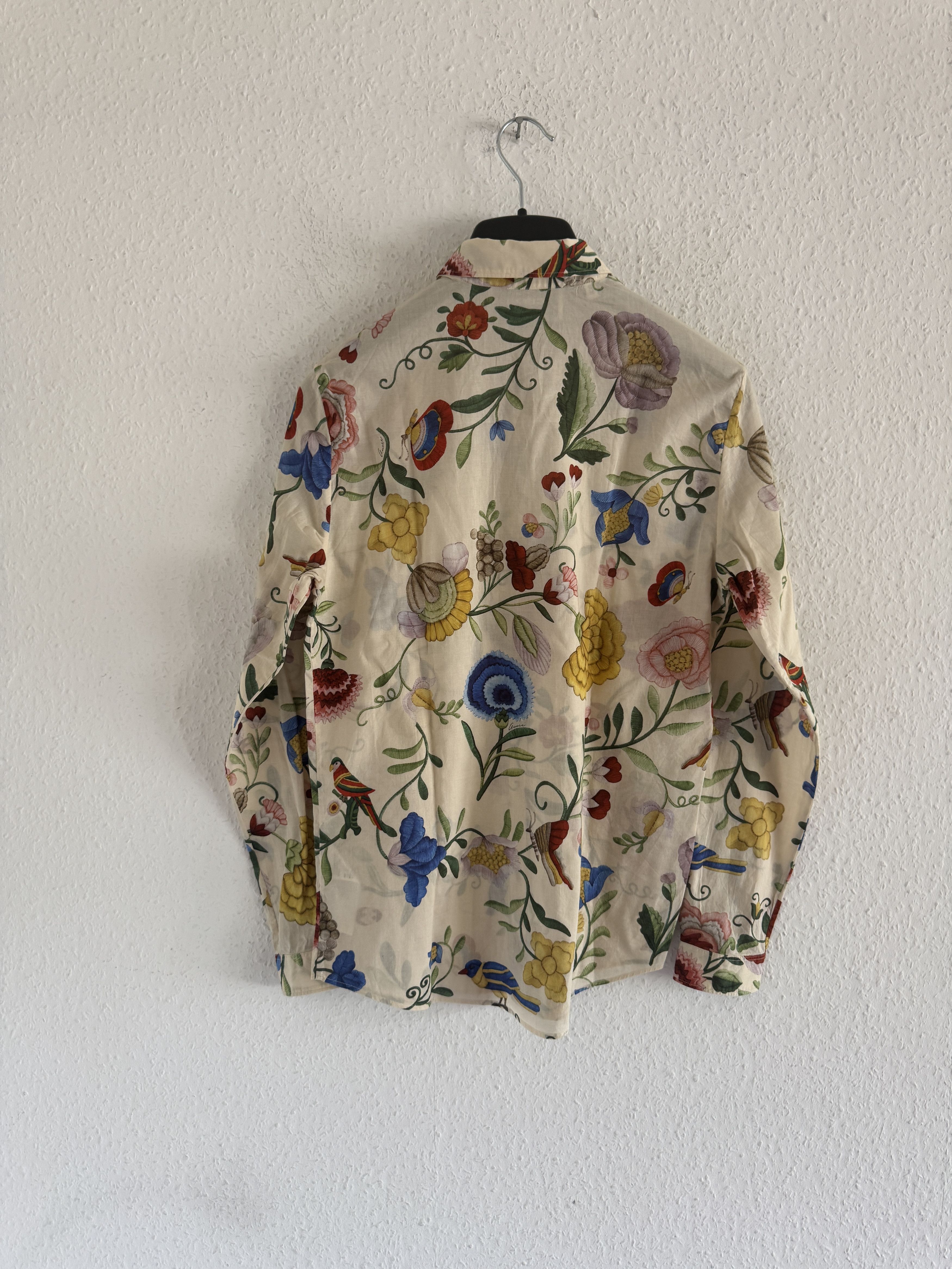 Gucci Duke Floral Button-Up Shirt Size US M / EU 48-50 / 2 - 13 Thumbnail