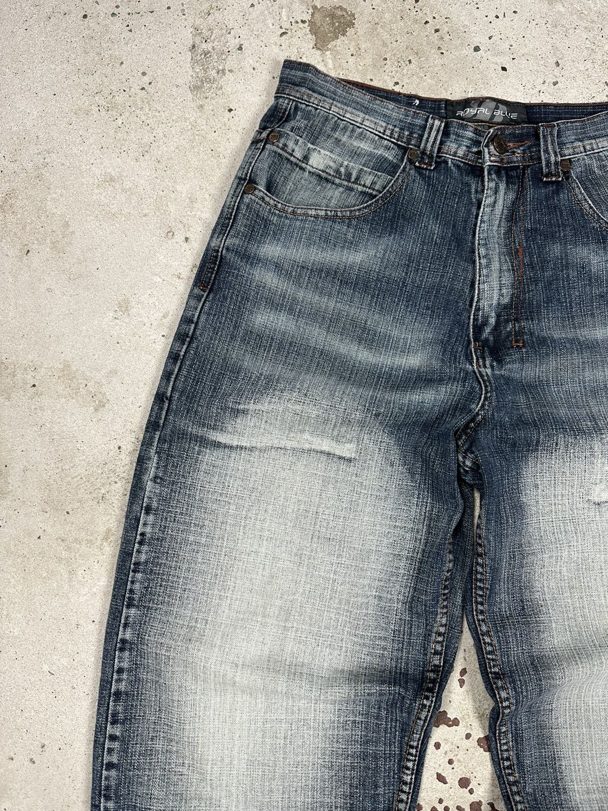 If Six Was Nine × Japanese Brand × Vintage Vintage 90s Baggy Japanese Washed Denim Pants Size US 30 / EU 46 - 6 Thumbnail