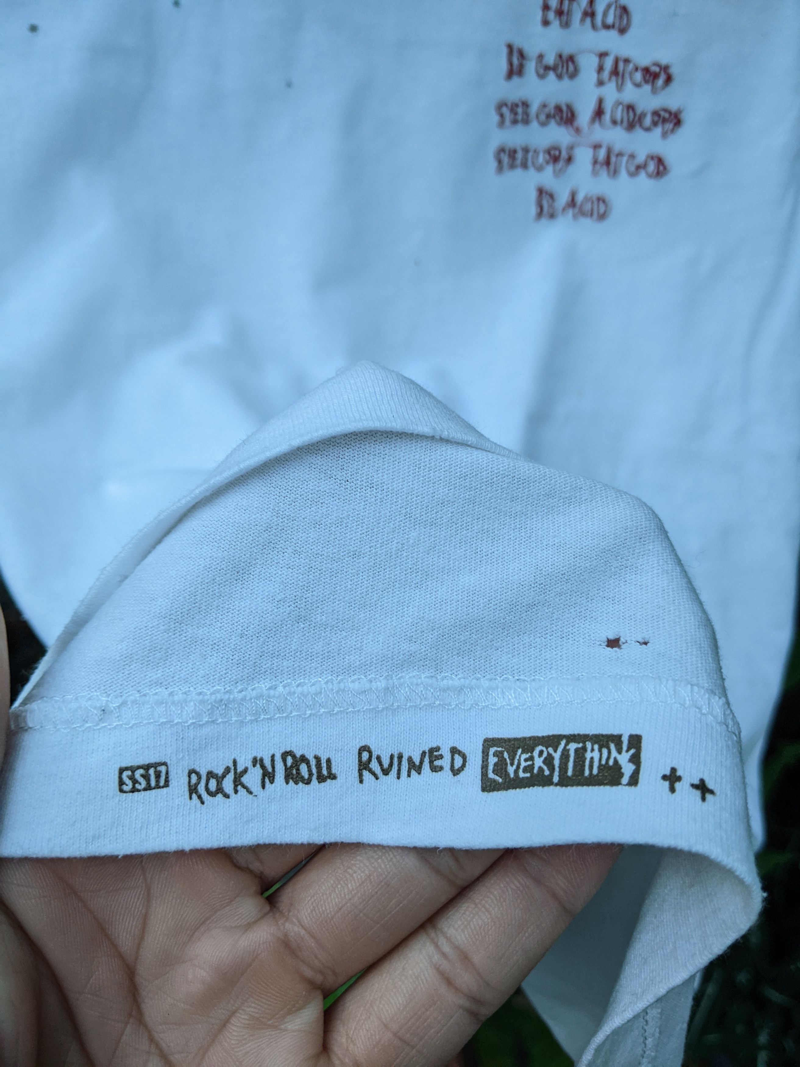 Ksubi Ss17 Rock N Roll Ruined Everything Disstresed Tee Size US S / EU 44-46 / 1 - 7 Thumbnail