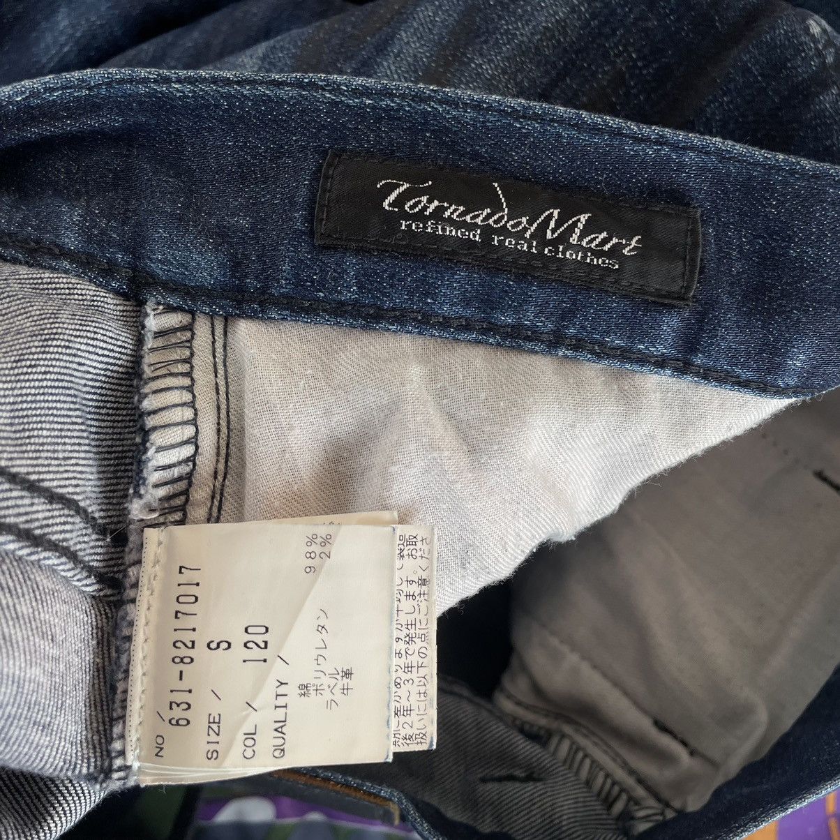 Tornado Mart 🇯🇵 VINTAGE TORNADO MART WASHED FLARE DENIM PANTS Size US 30 / EU 46 - 9 Thumbnail