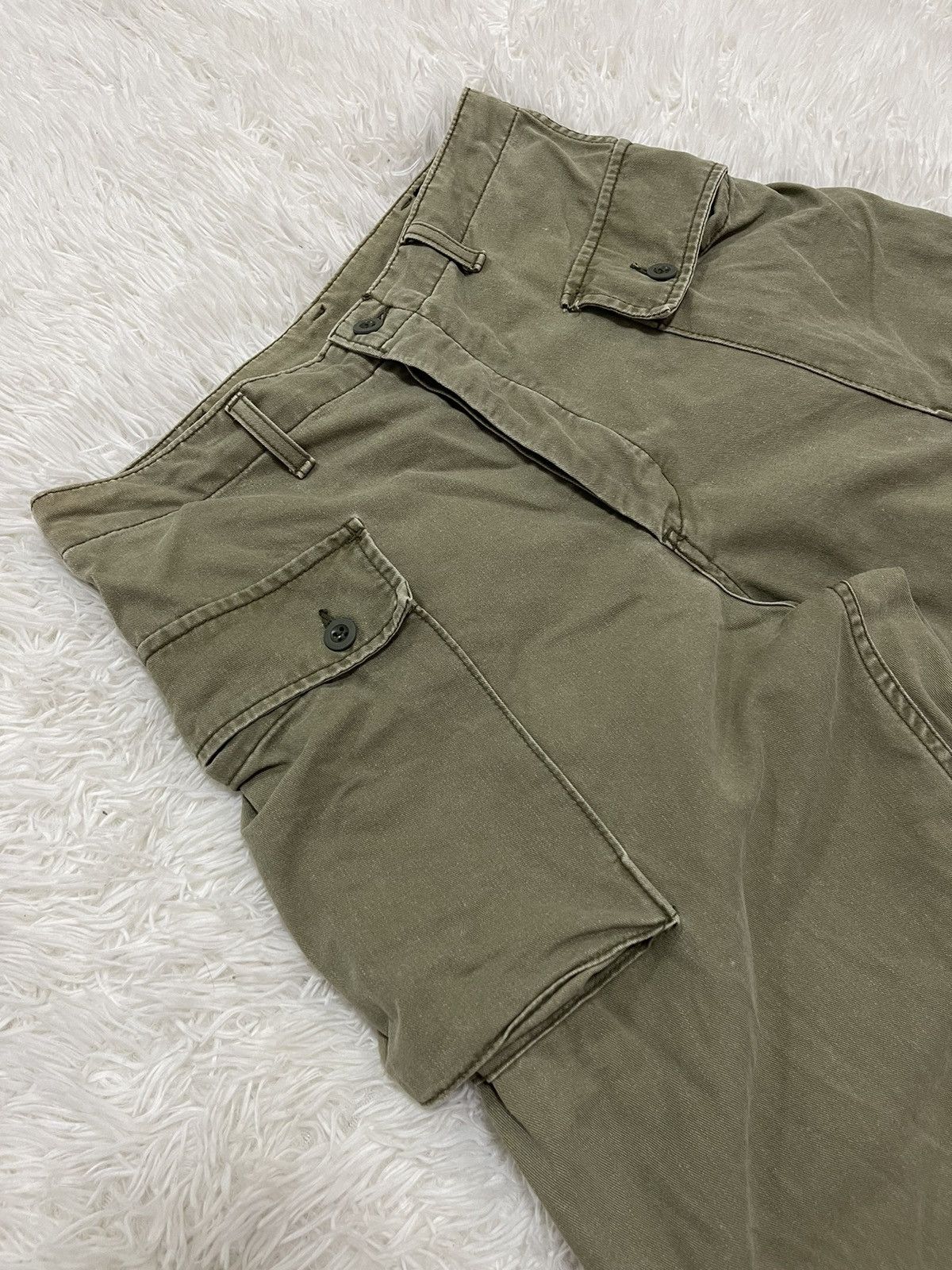 Schott Schott Monkey Baggy Military Style Vintage Cargo Pants Size US 30 / EU 46 - 9 Thumbnail