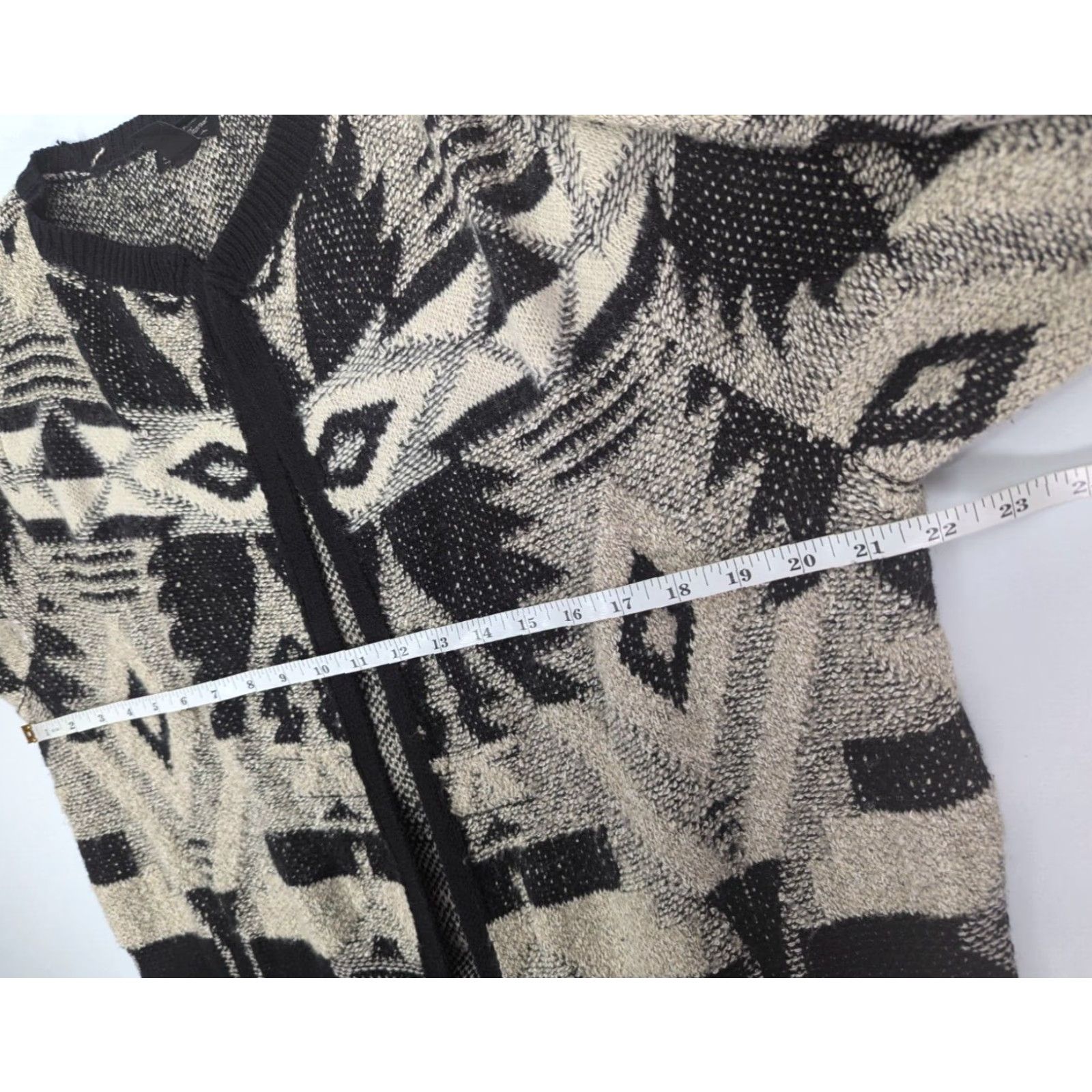 Lucky Brand Lucky Brand Cardigan Sweater Women 1X Plus Long Sleeve Multicolor Aztec Pockets Knit Size XL / US 12-14 / IT 48-50 - 5 Thumbnail