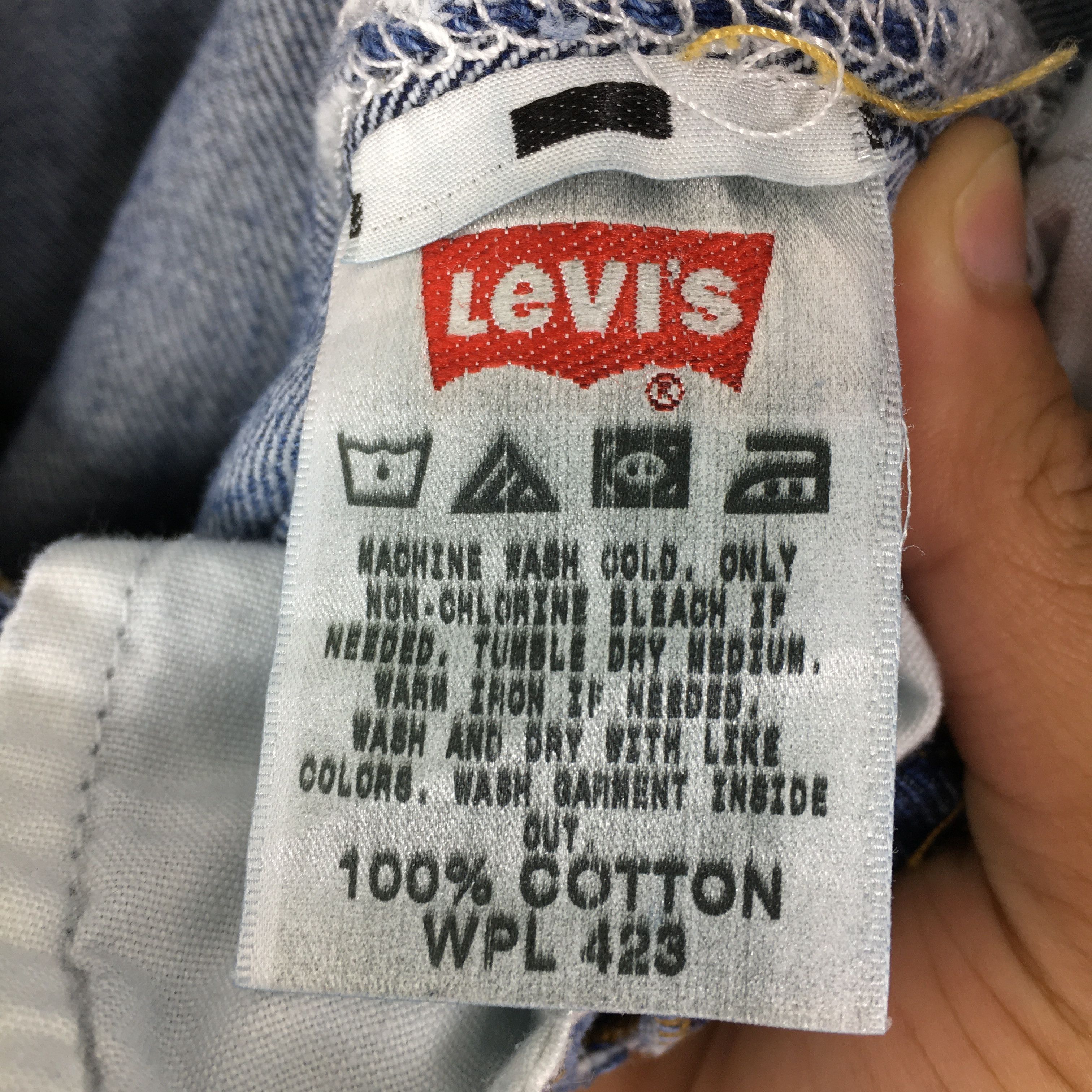 Jean × Levi's × Vintage Size 40x32.5 Vintage Levi's 501 Faded Blue Jeans Size US 40 / EU 56 - 11 Thumbnail
