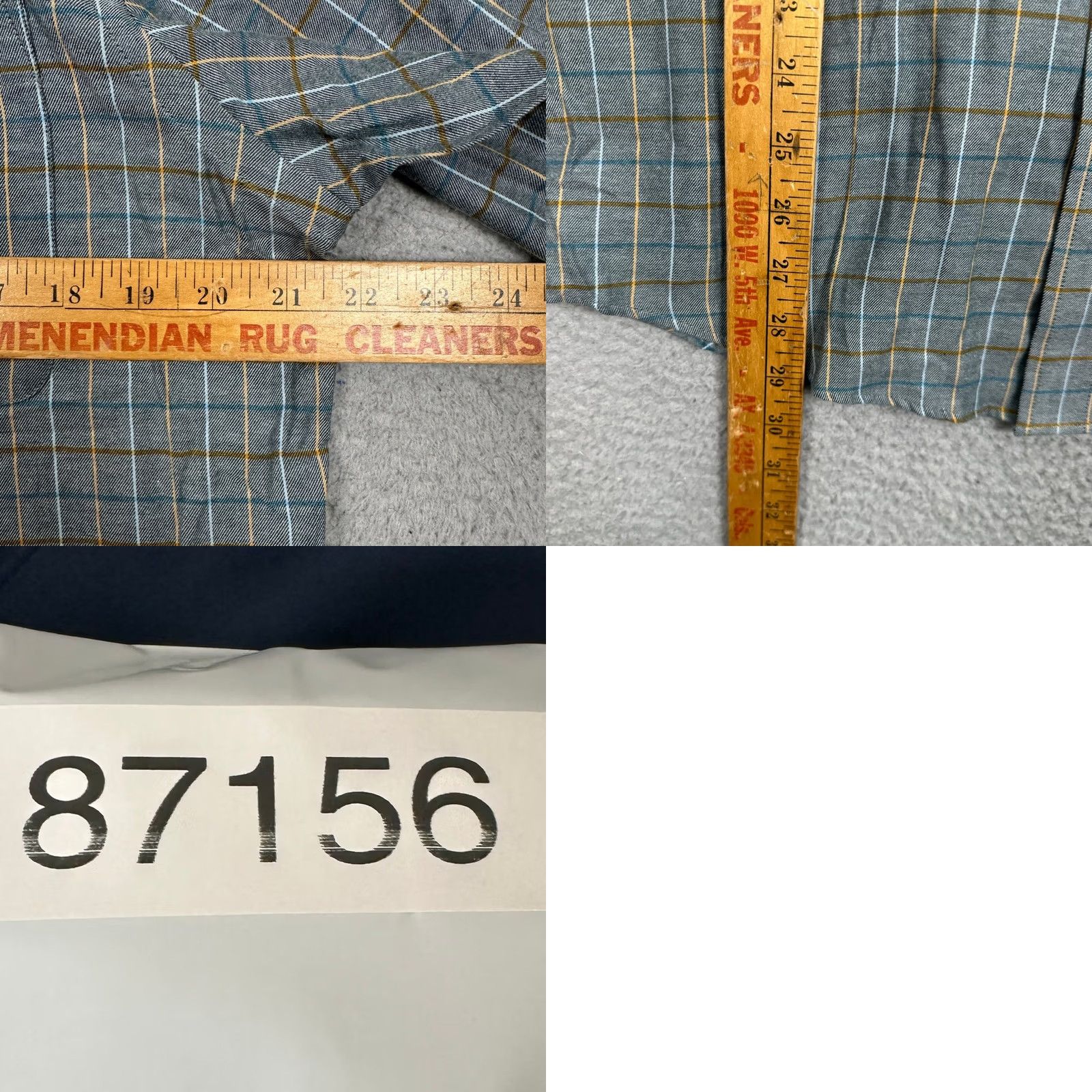 Orvis Orvis Shirt Mens Small Gray Blue Plaid Button Down Pocket Classic Fit Long Sleeve Casual Workwear Size US S / EU 44-46 / 1 - 8 Thumbnail