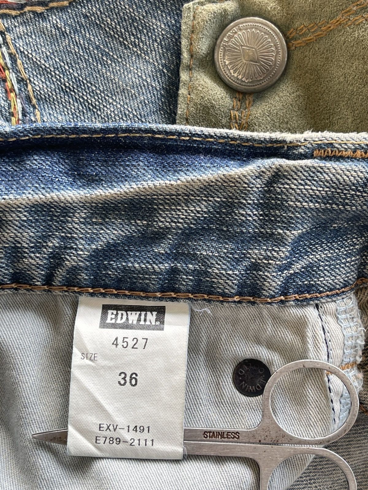 Vintage Vintage Edwin Short Denim Size US 36 / EU 52 - 9 Thumbnail