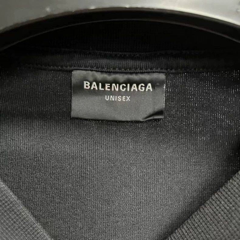 Balenciaga Balenciaga Black monogram logo crew neck short sleeve T-shi Size US S / EU 44-46 / 1 - 2 Thumbnail