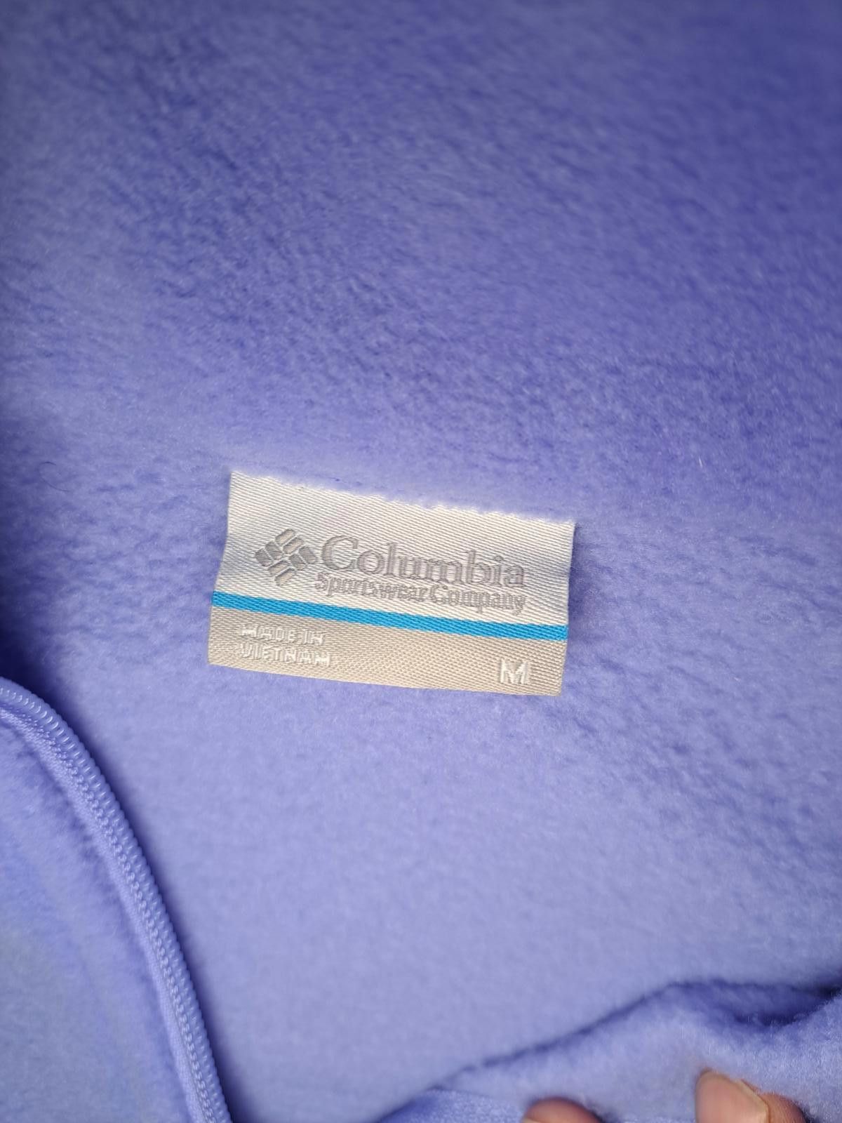 Columbia Columbia Fleece Jacket Womens Medium Purple Full Zip Size M / US 6-8 / IT 42-44 - 3 Thumbnail