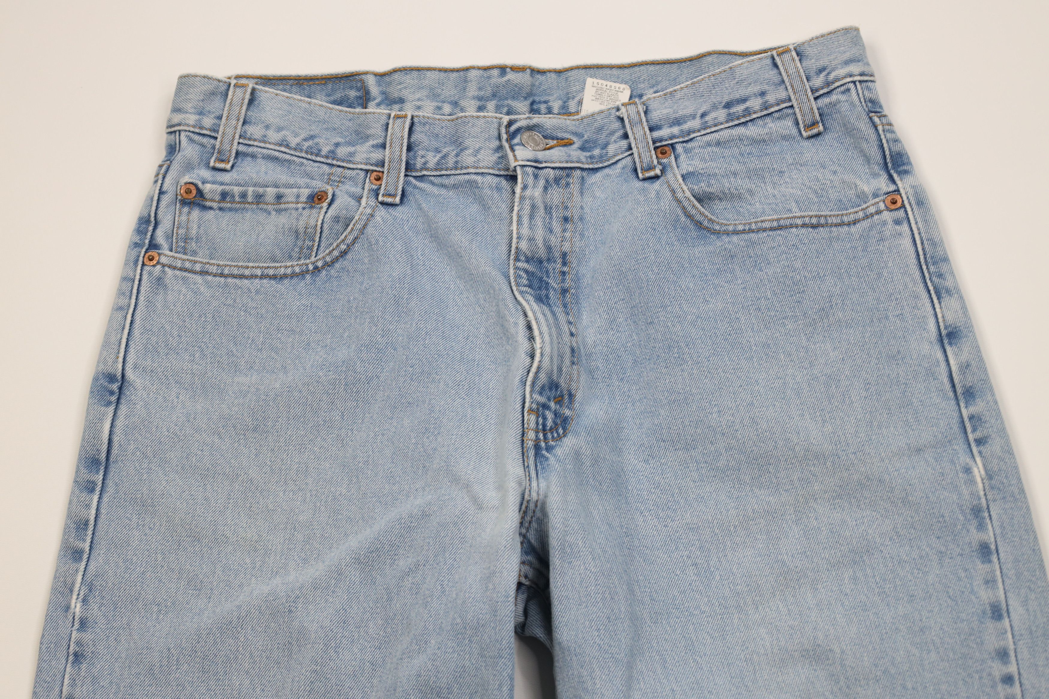 Levi's Vintage Y2K 2004 Levis 550 Relaxed Fit Denim Jeans Blue Size US 36 / EU 52 - 2 Thumbnail