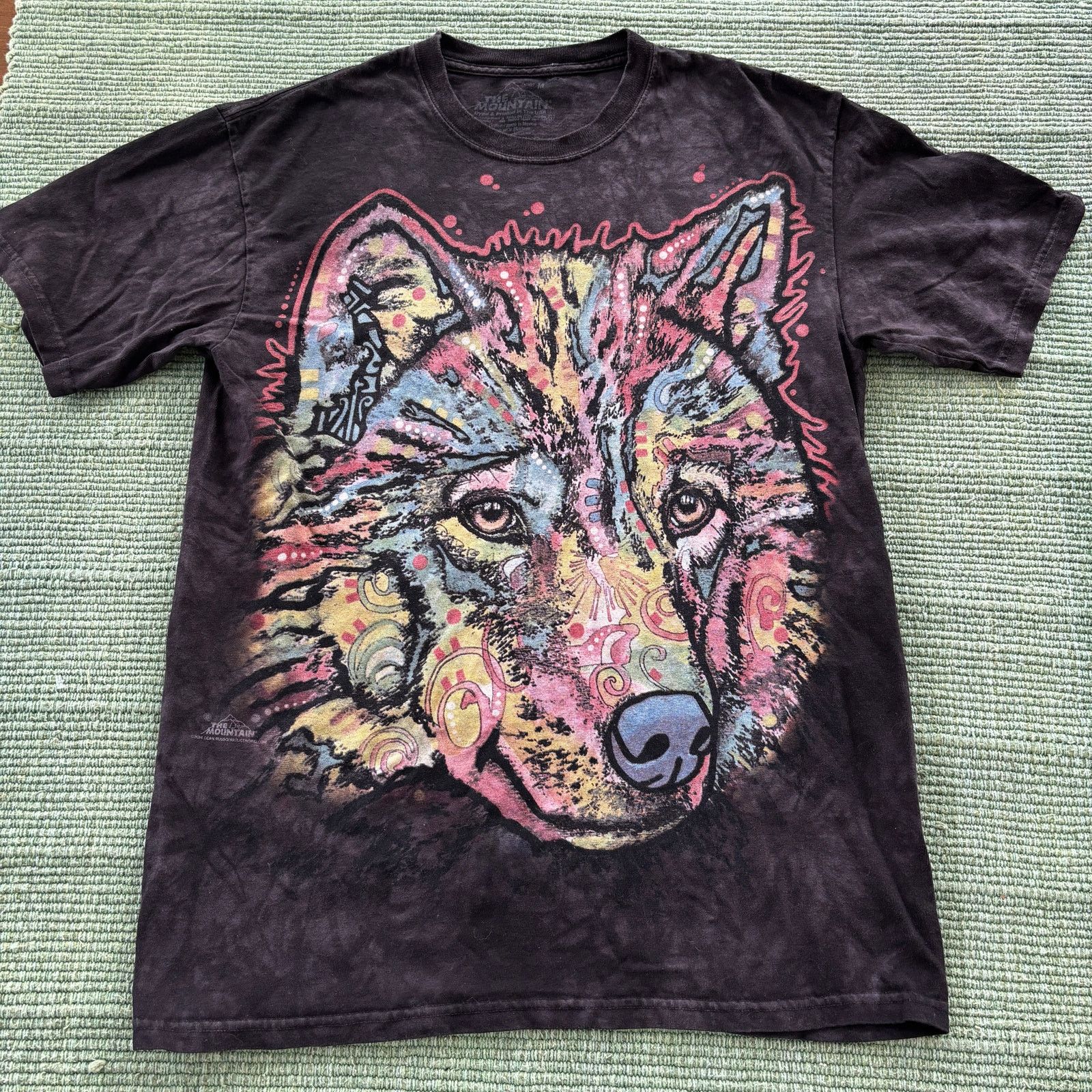 The Mountain The Mountain Colorful Big Print Tie Dye Wolf Tee Shirt Size US M / EU 48-50 / 2 - 1 Thumbnail