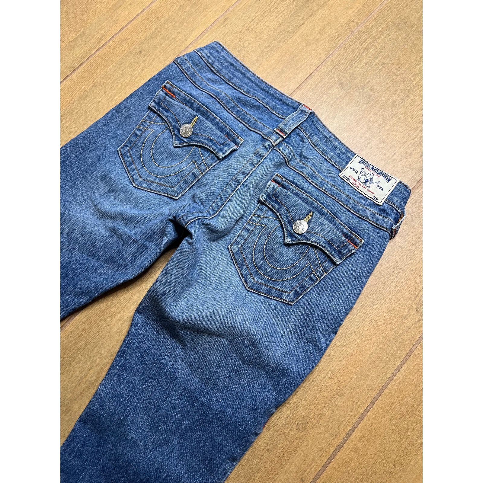 True Religion Y2K True Religion Womens Skinny Low Rise Jeans Sz 27 Size 27" / US 4 / IT 40 - 10 Thumbnail