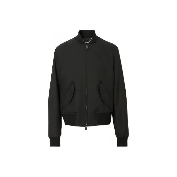 Burberry Burberry Black Long Sleeve Zipper Jacket Size US L / EU 52-54 / 3 - 1 Thumbnail