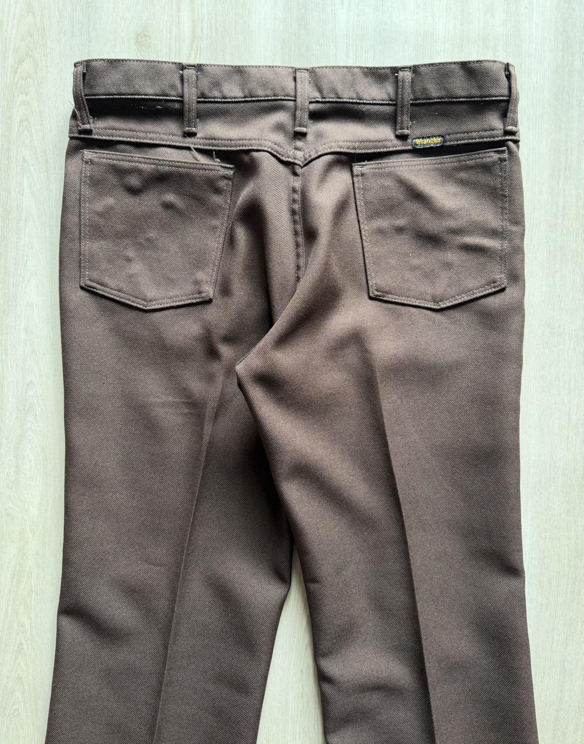 Wrangler Vintage Wrangler Western Brown Pleated Dress Slacks 38x30 Size US 38 / EU 54 - 2 Thumbnail