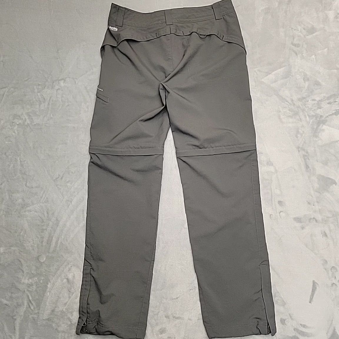 Vintage Columbia Titanium Convertible Pants Womens 8 Gray Outdoor Hiking Performance Quick Dry Pockets Size 30" / US 8 / IT 44 - 6 Thumbnail