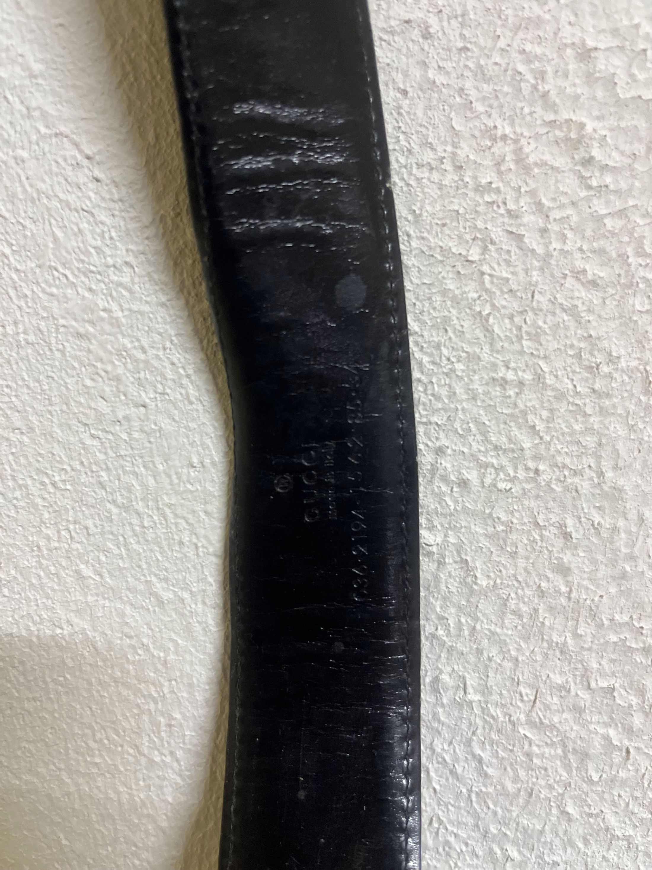 Gucci Vintage Gucci Belt Leather Size 32 - 4 Thumbnail