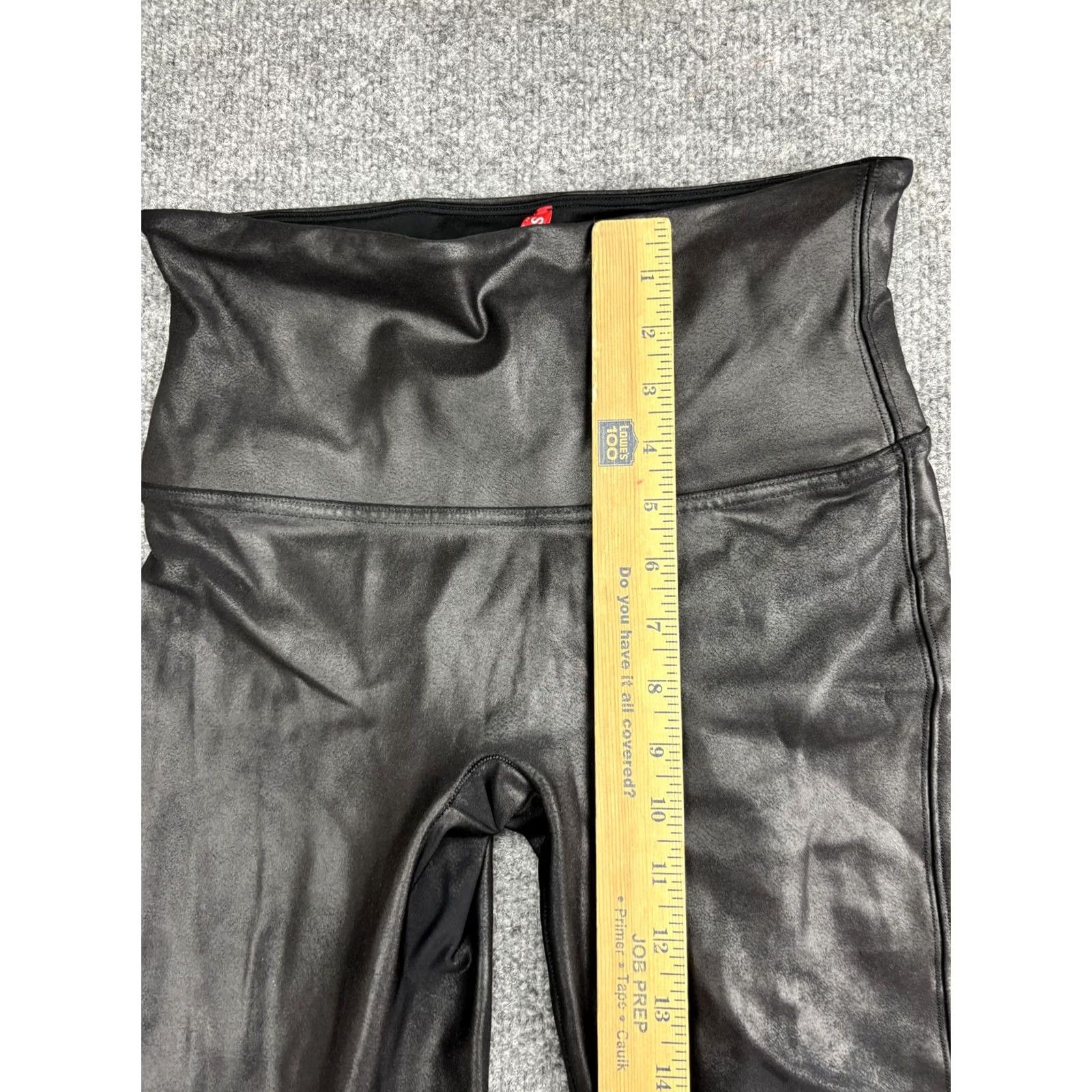 Spanx Spanx Leggings Womens Large Black Faux Leather High Rise Shaping Ankle Pants L/G Casual Party/Cocktail Womens High Rise Ankle Leggings Black Size 36" / US 14 / IT 50 - 4 Thumbnail