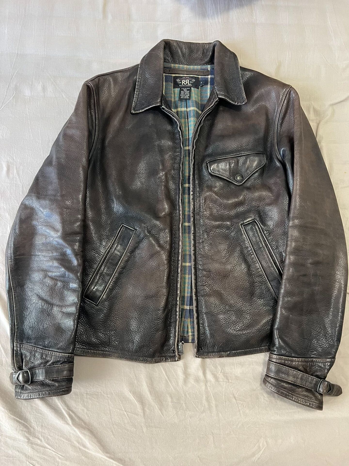 RRL Ralph Lauren RRL Richmond Distressed Leather Jacket Size US M / EU 48-50 / 2 - 1 Thumbnail
