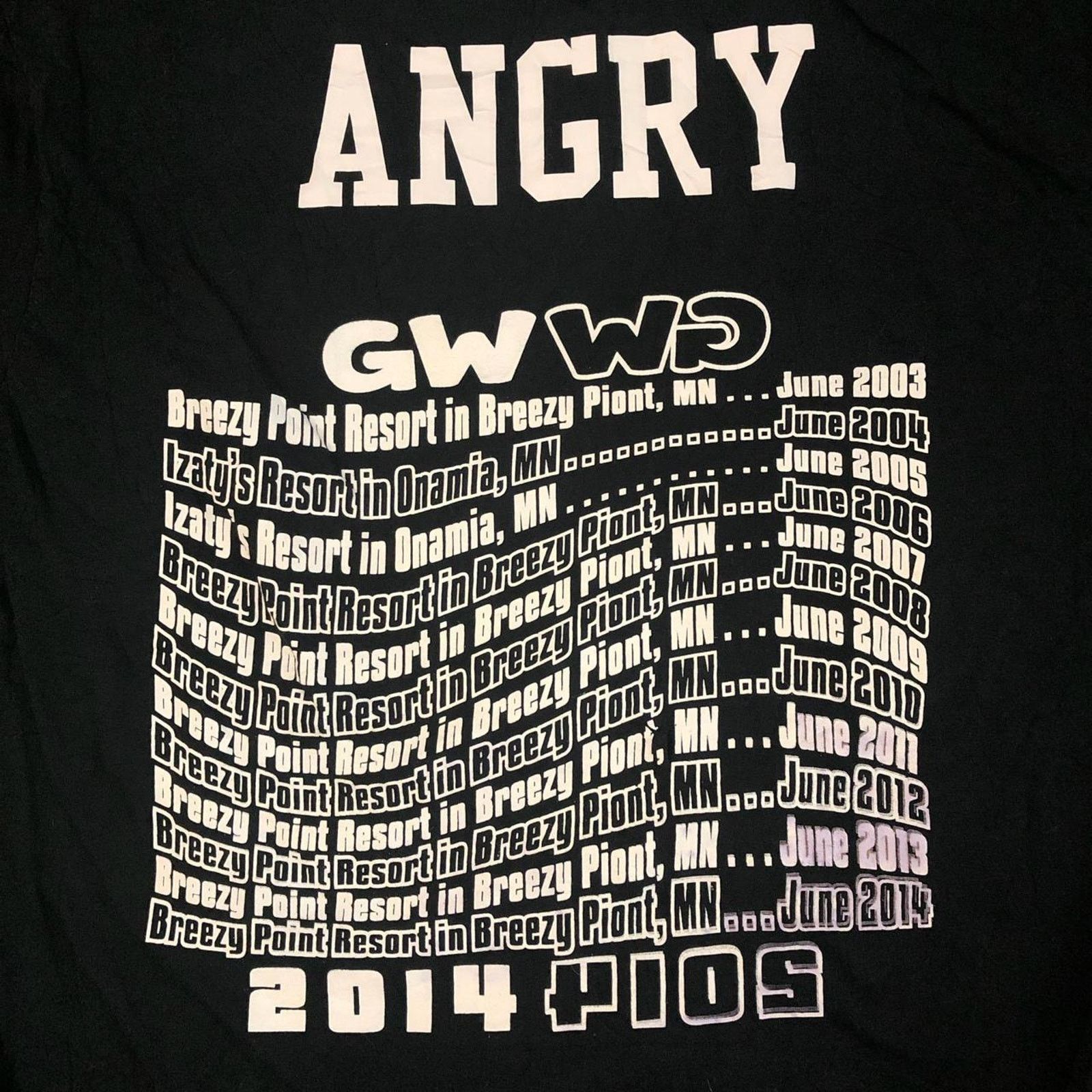 Gildan Vintage 2014 ‘Haters Gonna Hate’ GW Graphic Tee Size US L / EU 52-54 / 3 - 4 Thumbnail