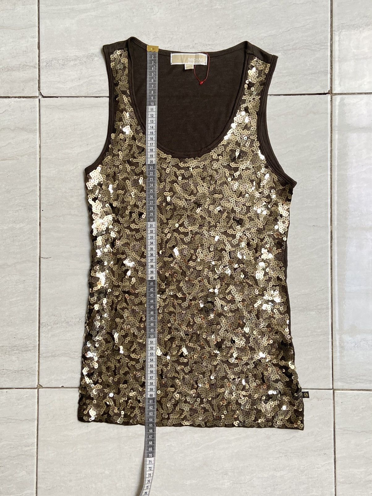 Michael Kors MICHAEL KORS Brown Sleeveless Size US XXS / EU 40 - 6 Thumbnail