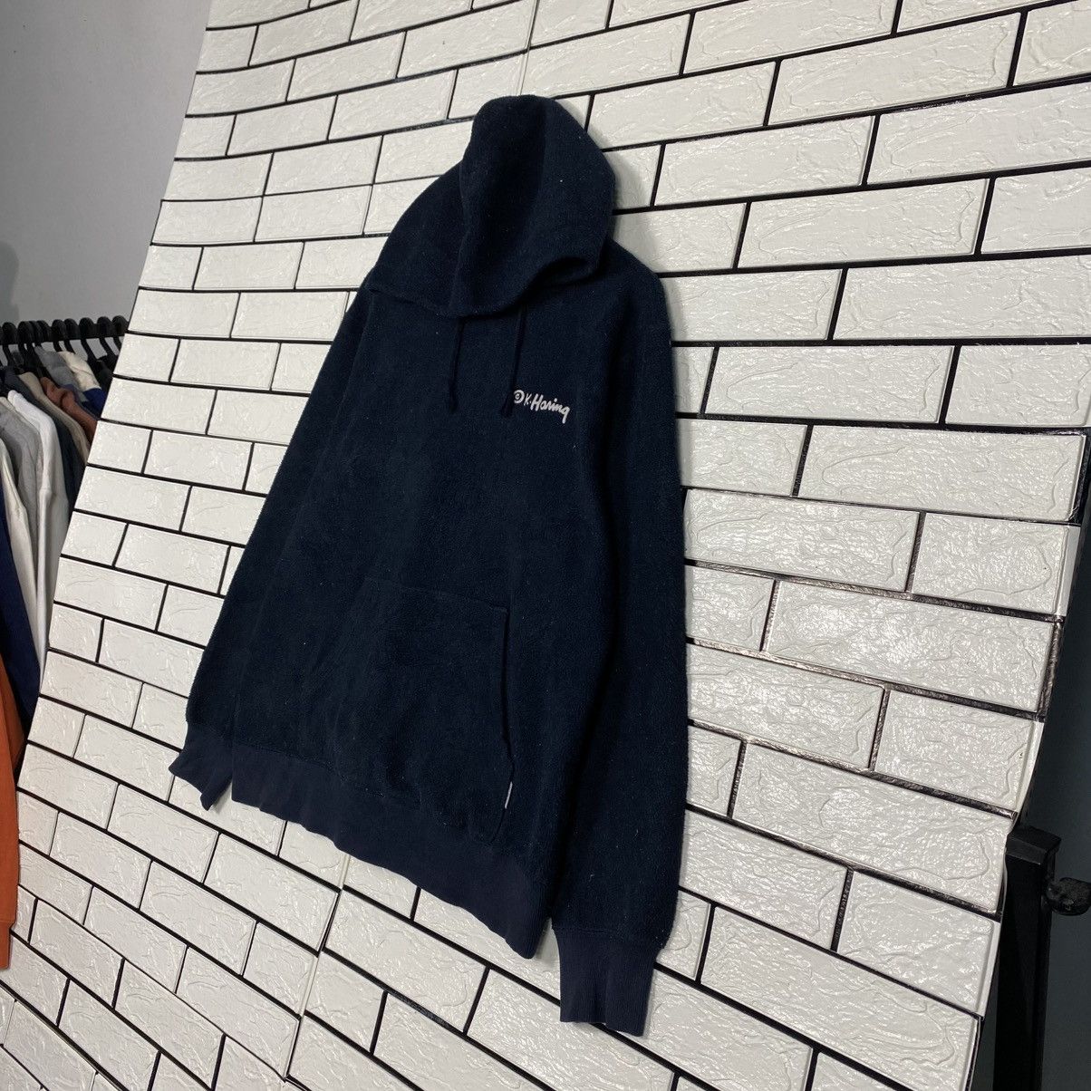 Japanese Brand 📌Pull Over Hoodie Keith Haring Big Logo Size US L / EU 52-54 / 3 - 3 Thumbnail