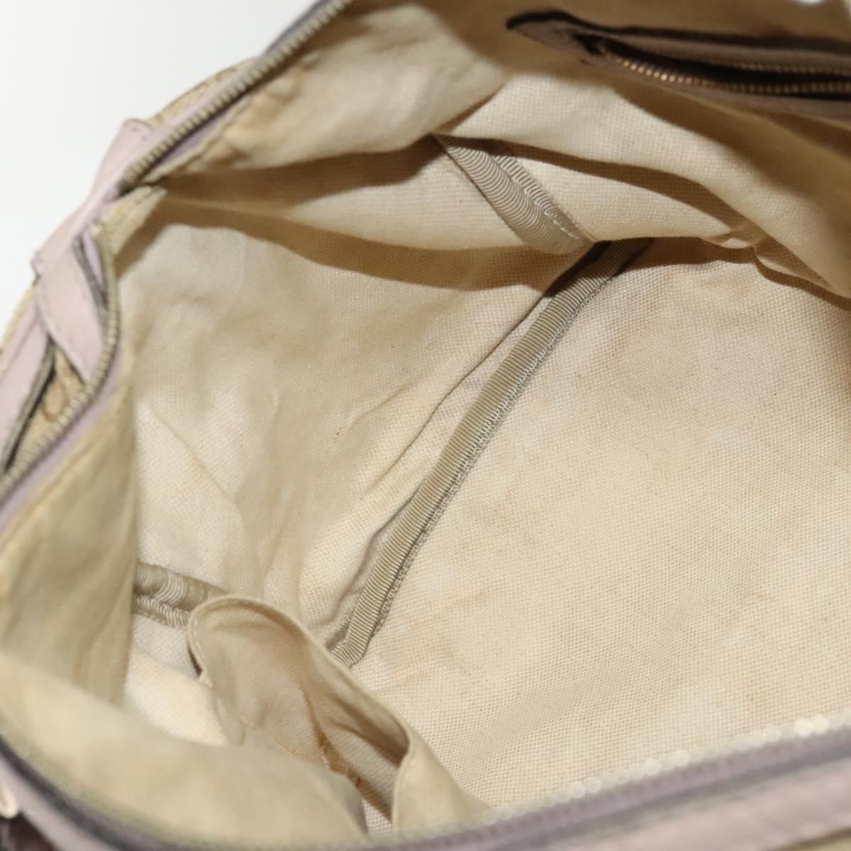 Gucci GUCCI GG Canvas Sherry Line Hand Bag Beige Gold Size ONE SIZE - 20 Thumbnail