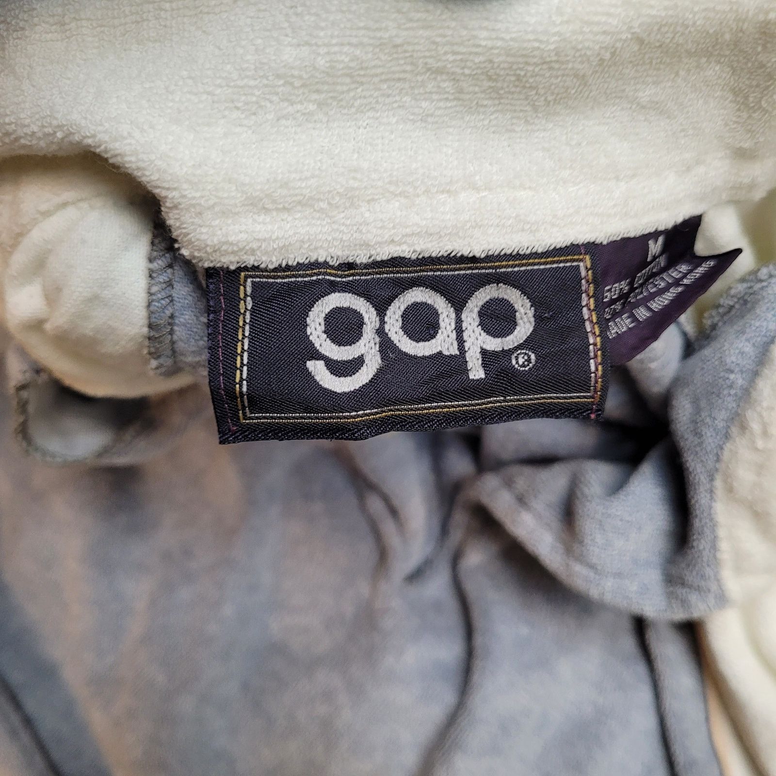 Gap VTG 80s GAP Terry Cloth Polo Top Womens M Batwing Sleeve Size M / US 6-8 / IT 42-44 - 11 Thumbnail