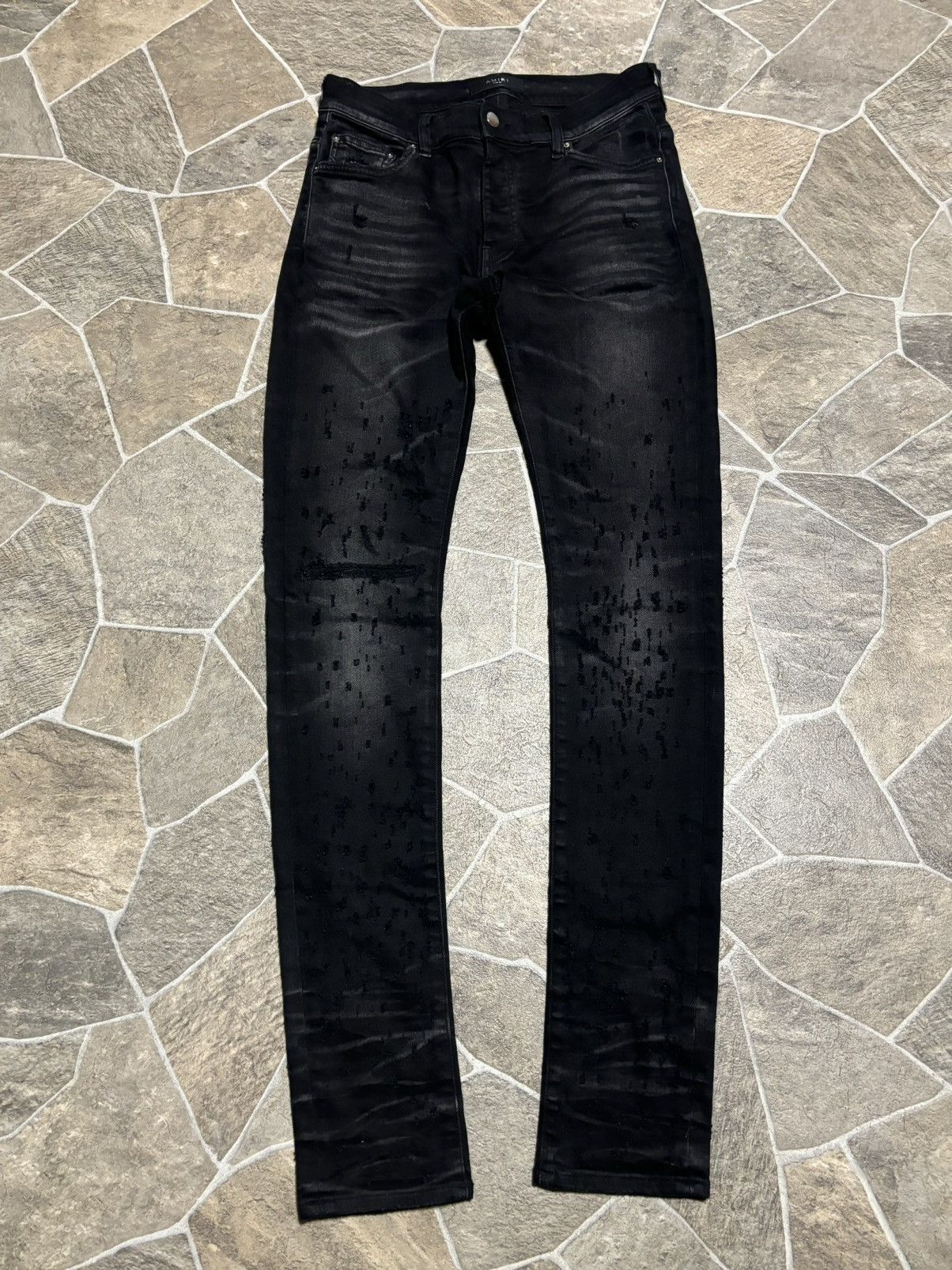 Amiri Black Shotgun Jeans