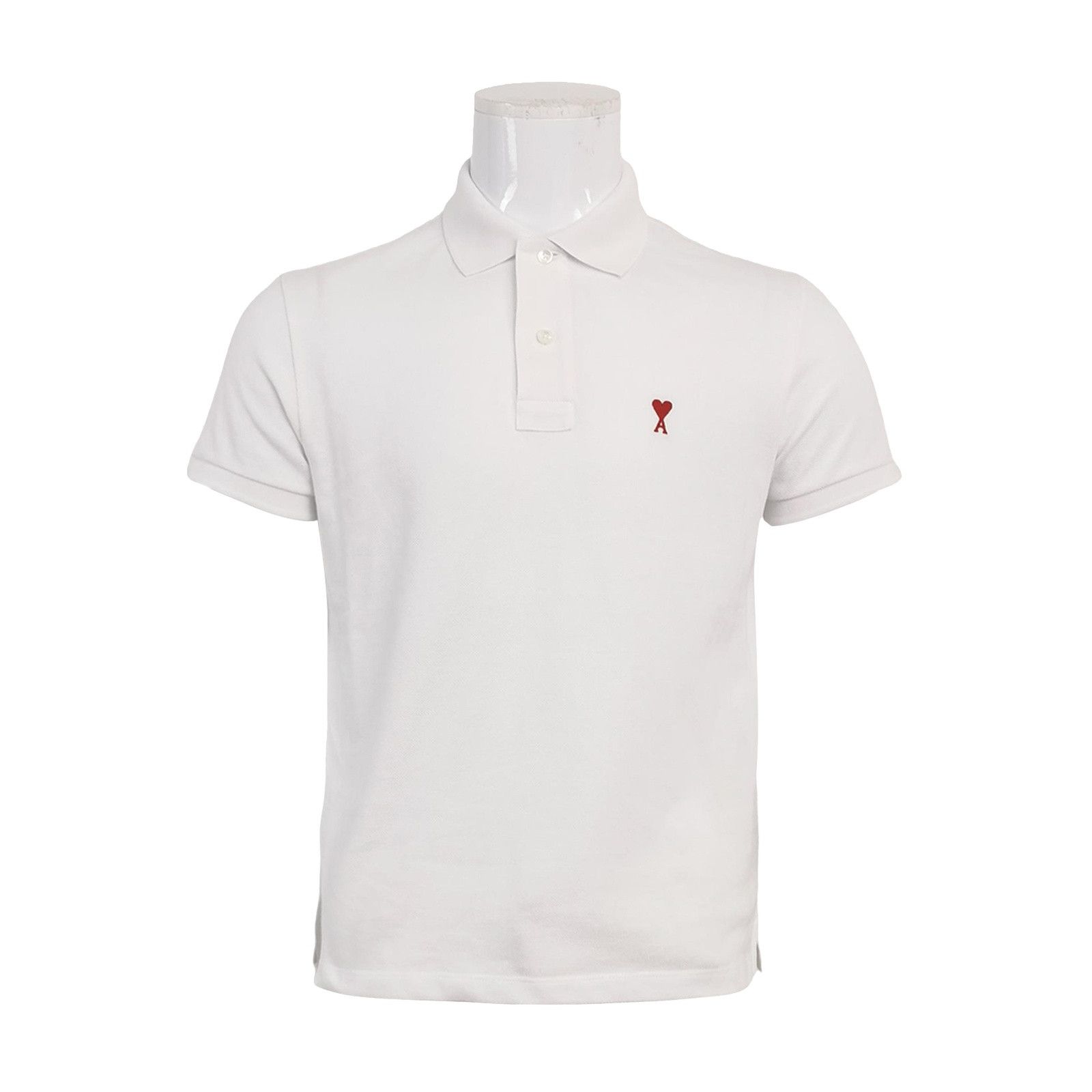 AMI AMI Heart Logo Pique Polo Shirt Size S Size US S / EU 44-46 / 1 - 1 Thumbnail