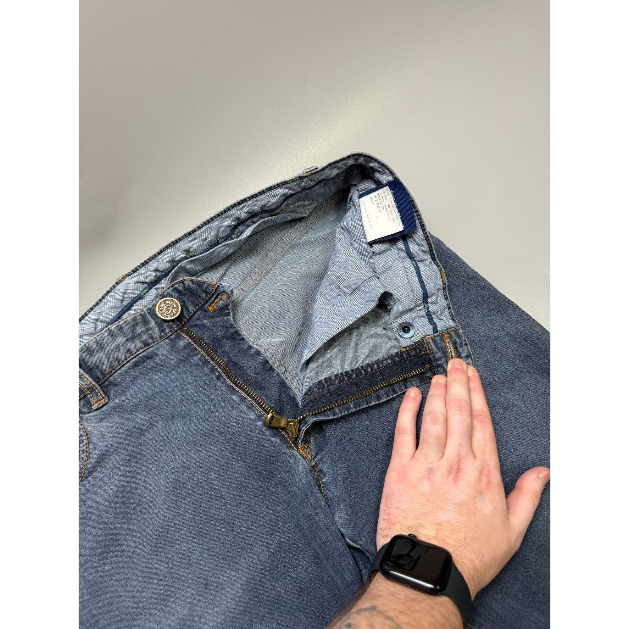 Brioni Brioni Stelvio Blue Denim Jeans Pants (Y1134) Size US 36 / EU 52 - 6 Thumbnail