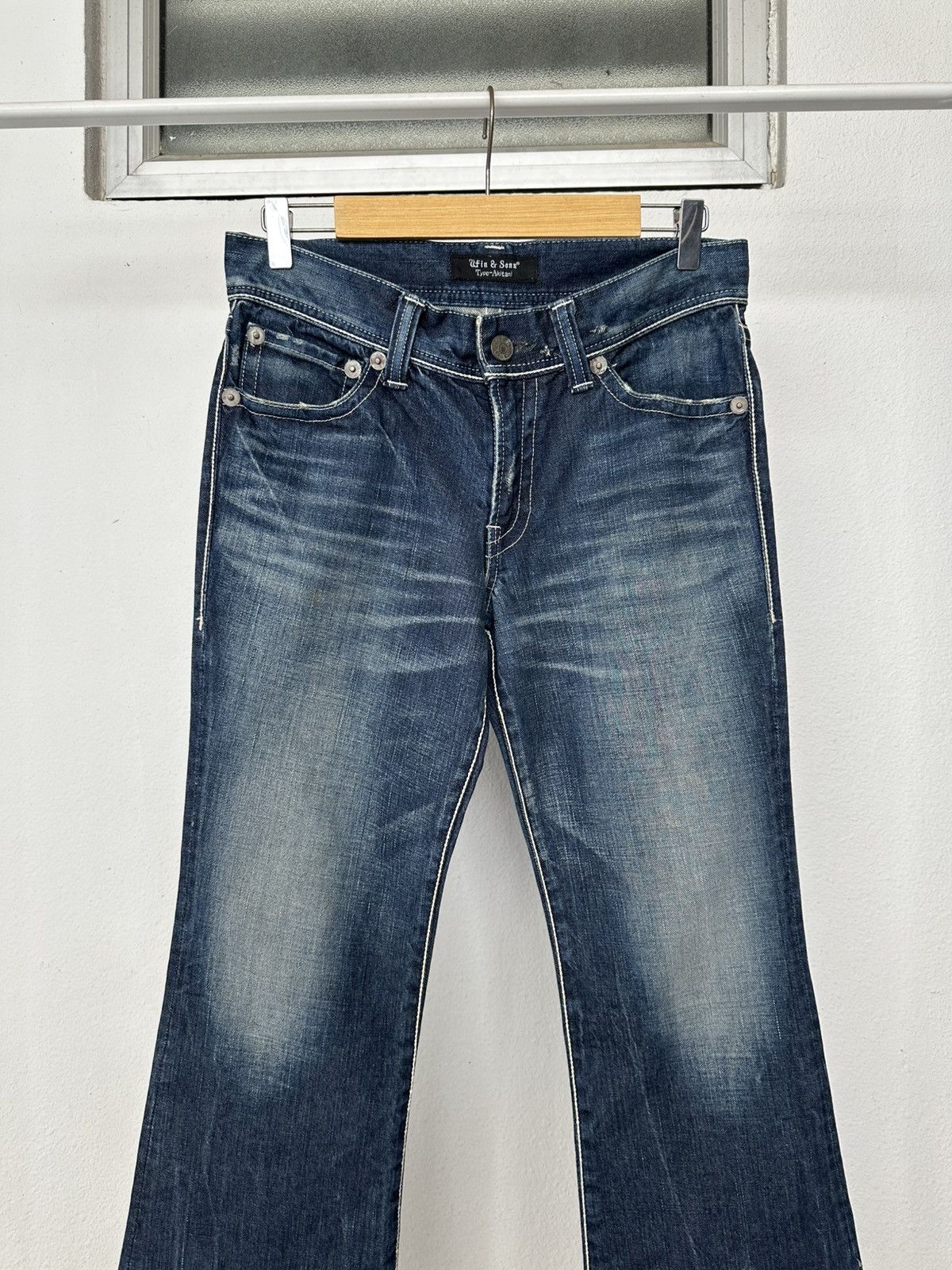 Win & Sons Akitani cut flared jeans