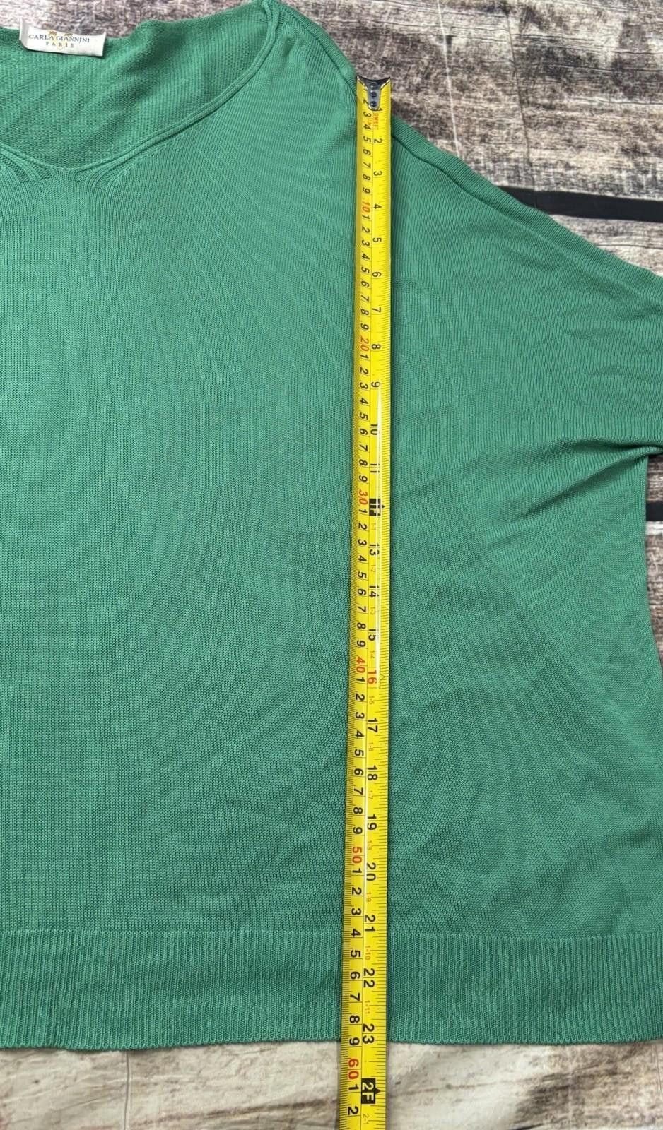 Other Carla Giannini Paris Sweater Women 2XL Oversized Green Italy Size XXL / US 16-18 / IT 52-54 - 9 Thumbnail