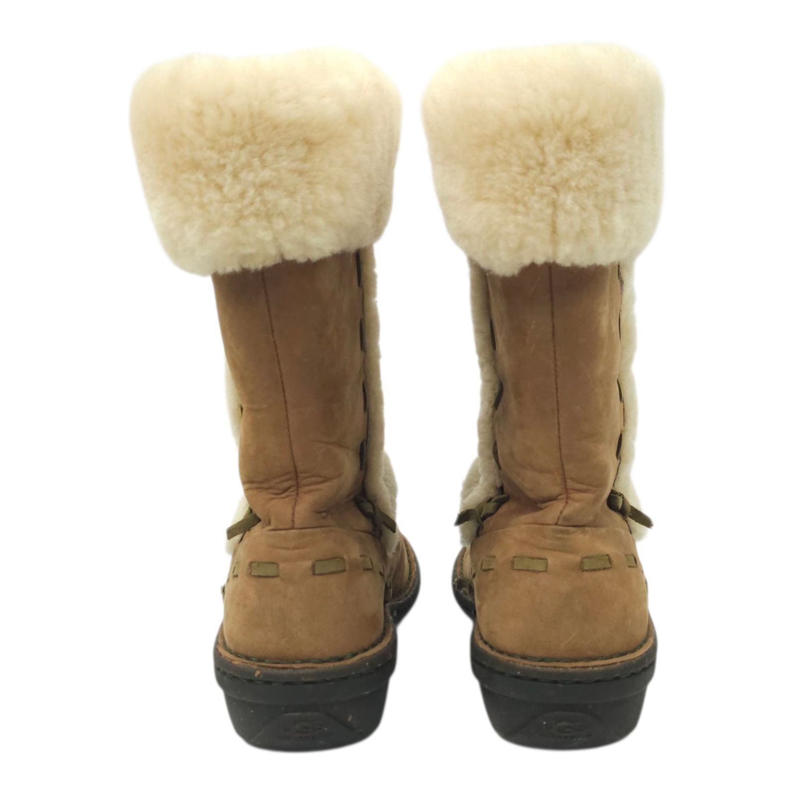 Ugg Ugg Australia Elijo Leather Boots Womens Size 7 Sheepskin Size US 7 / IT 37 - 4 Thumbnail