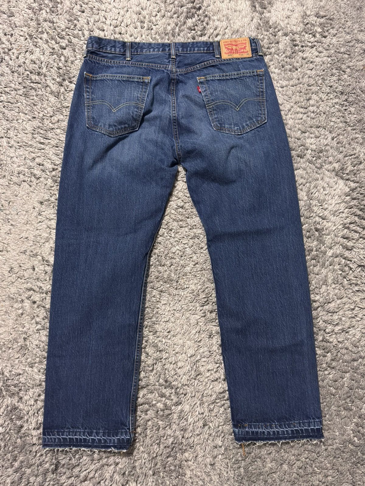 Levi's × Levi's Vintage Clothing Vintage Levis 505 Size 36x29 Distressed Hem Red Tag 90s Y2K Size US 36 / EU 52 - 8 Thumbnail