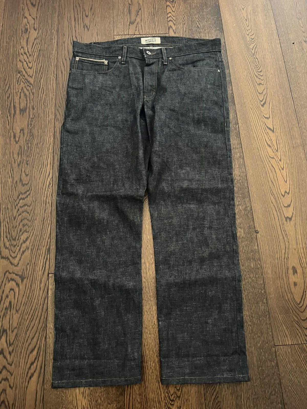 Naked & Famous Naked&Famous Weird guy year of the dog selvidge jeans Size US 33 - 1 Thumbnail