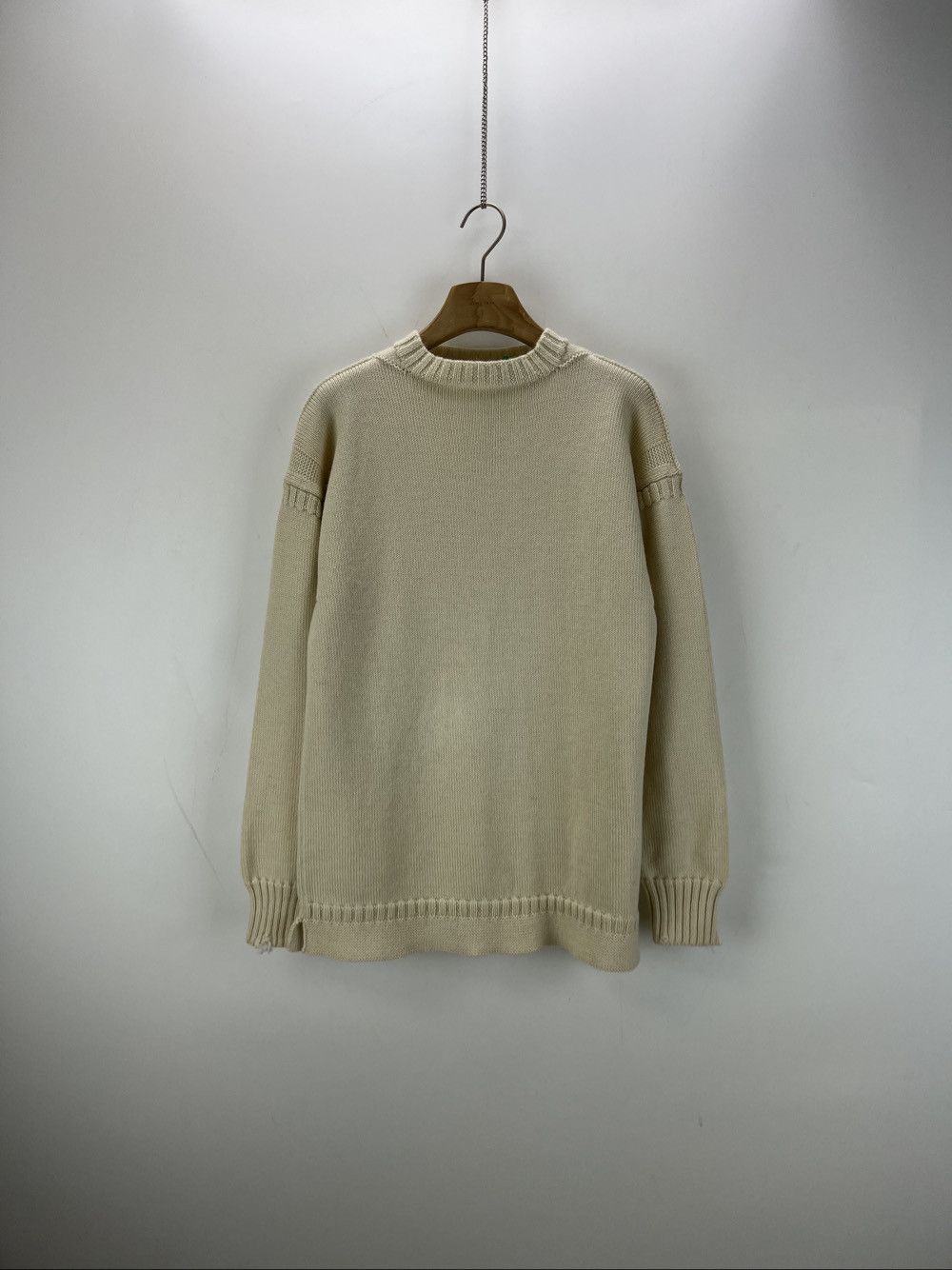 Maison Margiela Maison Margiela Distressed Wool Sweater Size M Size US M / EU 48-50 / 2 - 1 Thumbnail