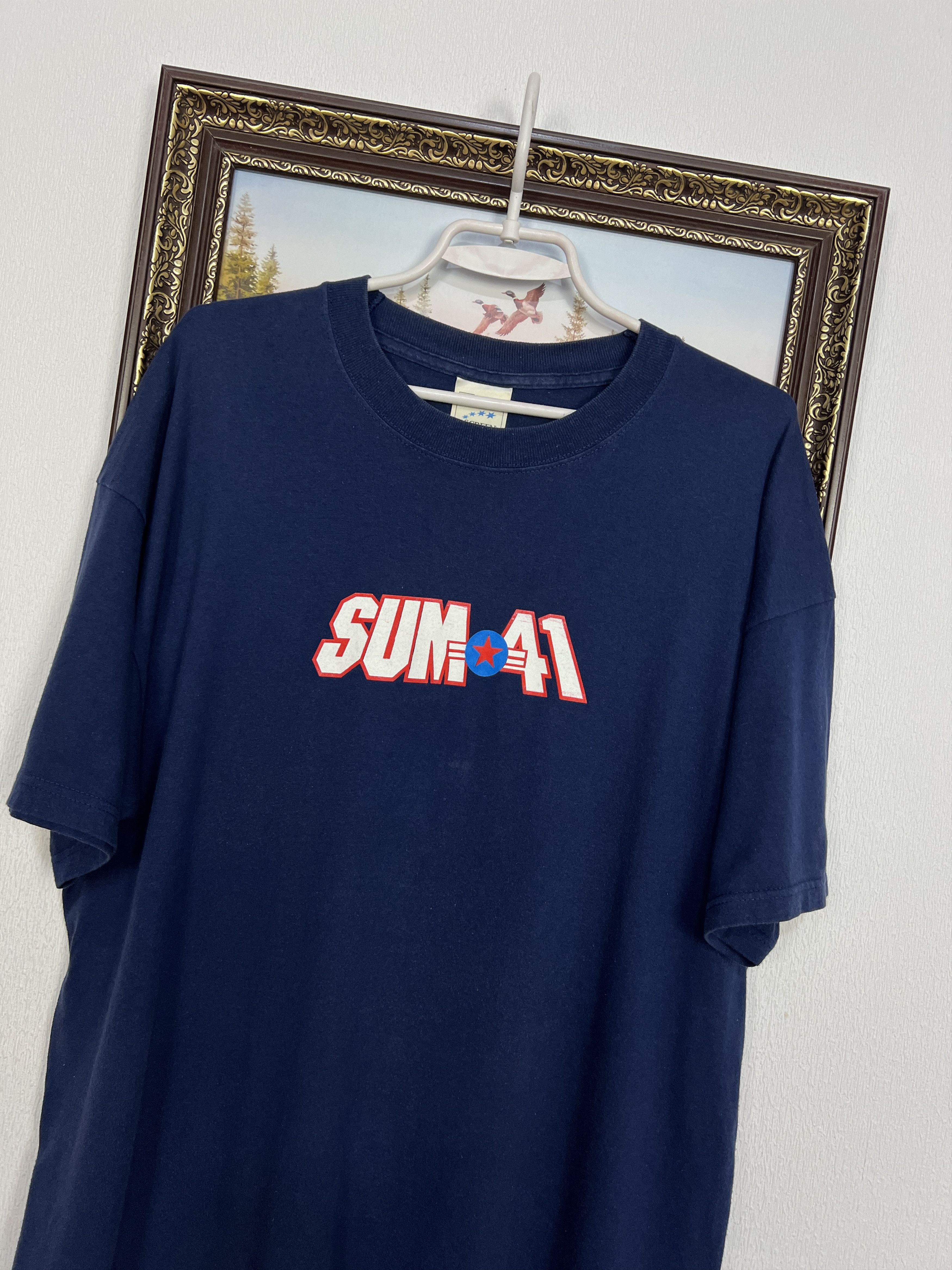 Vintage Sum 41 Tee Shirt Spell Out Logo Blue All Killer No Filler Size US XL / EU 56 / 4 - 3 Thumbnail