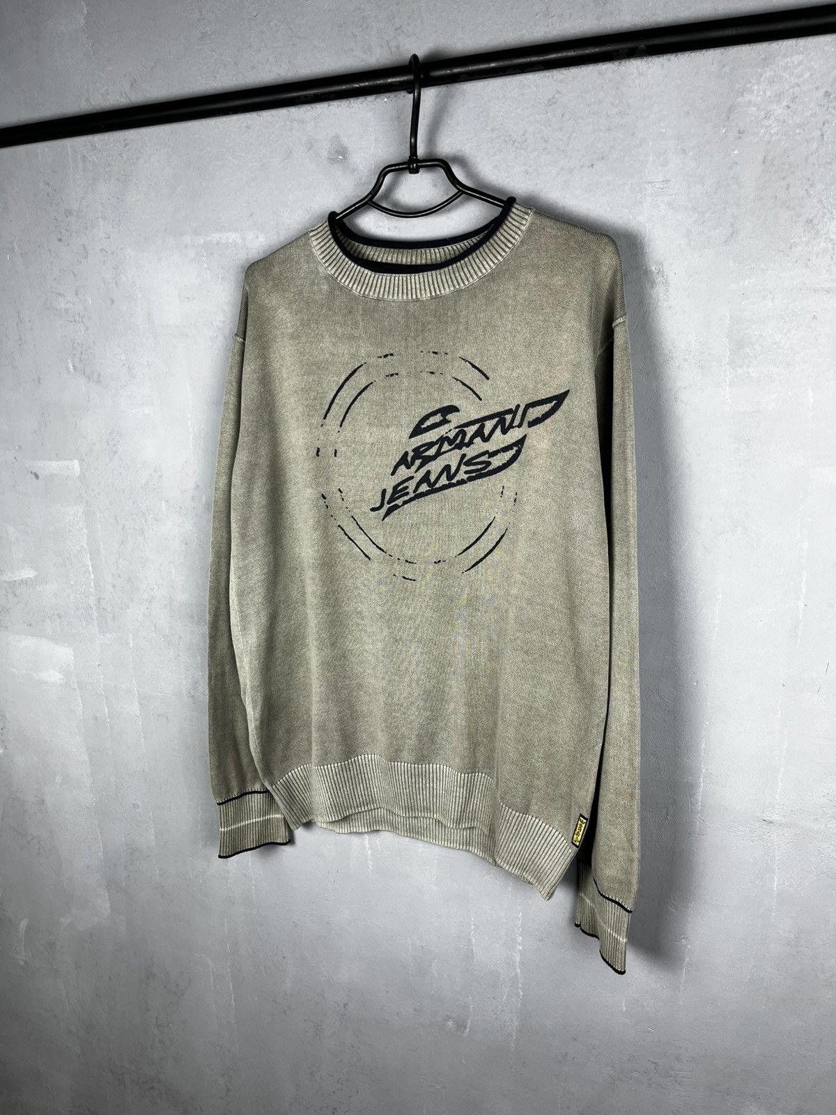 Giorgio Armani Armani Jeans sweatshirt size L mens big logo vintage Size US L / EU 52-54 / 3 - 19 Thumbnail