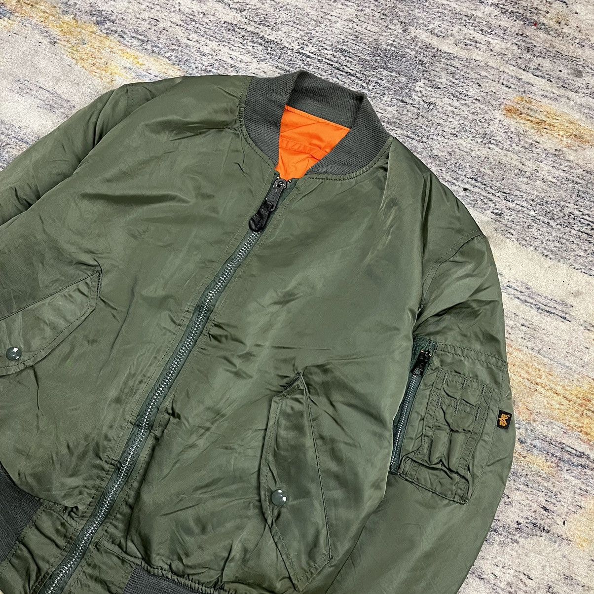 Alpha Industries × Kanye West × Vintage Vintage 90s Alpha industries Ma-1 bomber jacket Size US M / EU 48-50 / 2 - 4 Thumbnail
