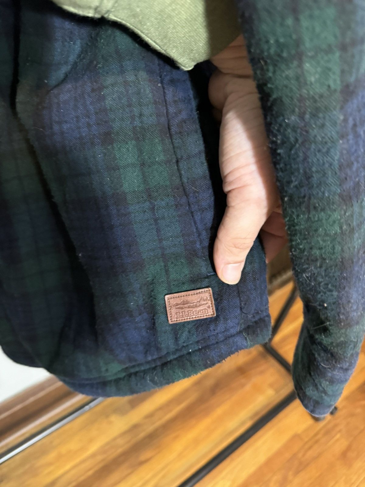 L.L. Bean × Vintage Vintage L.L. Bean Sherpa Lined Flannel Size US M / EU 48-50 / 2 - 3 Thumbnail
