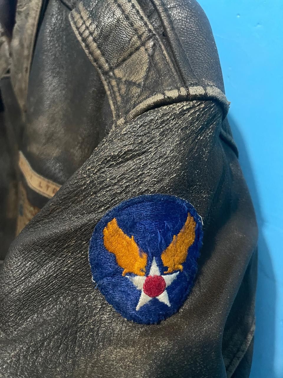 Avirex Avirex Type A2 Leather Flight Jacket Goatskin Flying Tiger Size US XS / EU 42 / 0 - 4 Thumbnail