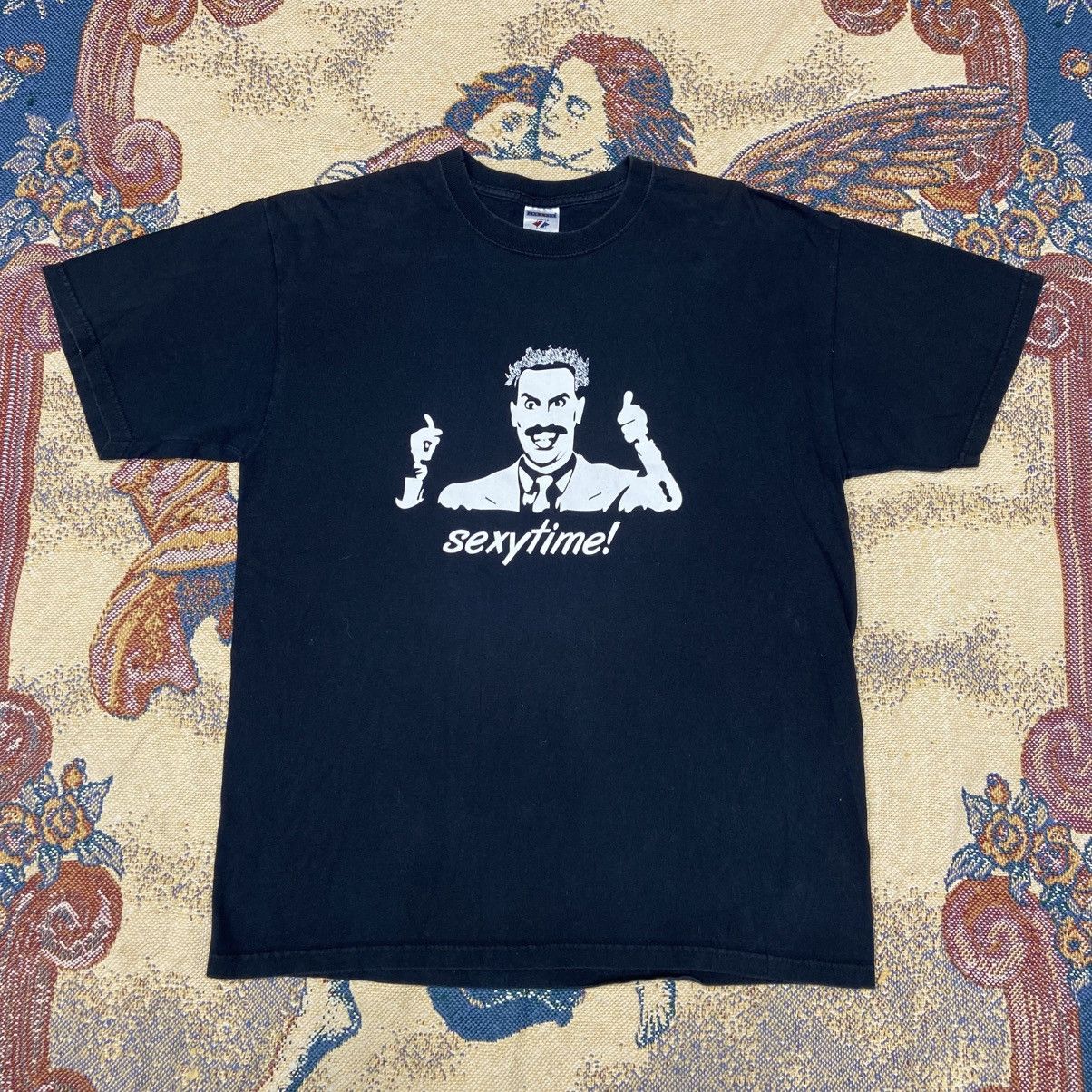 Vintage Vintage Borat Sexytime Shirt Size US L / EU 52-54 / 3 - 1 Thumbnail