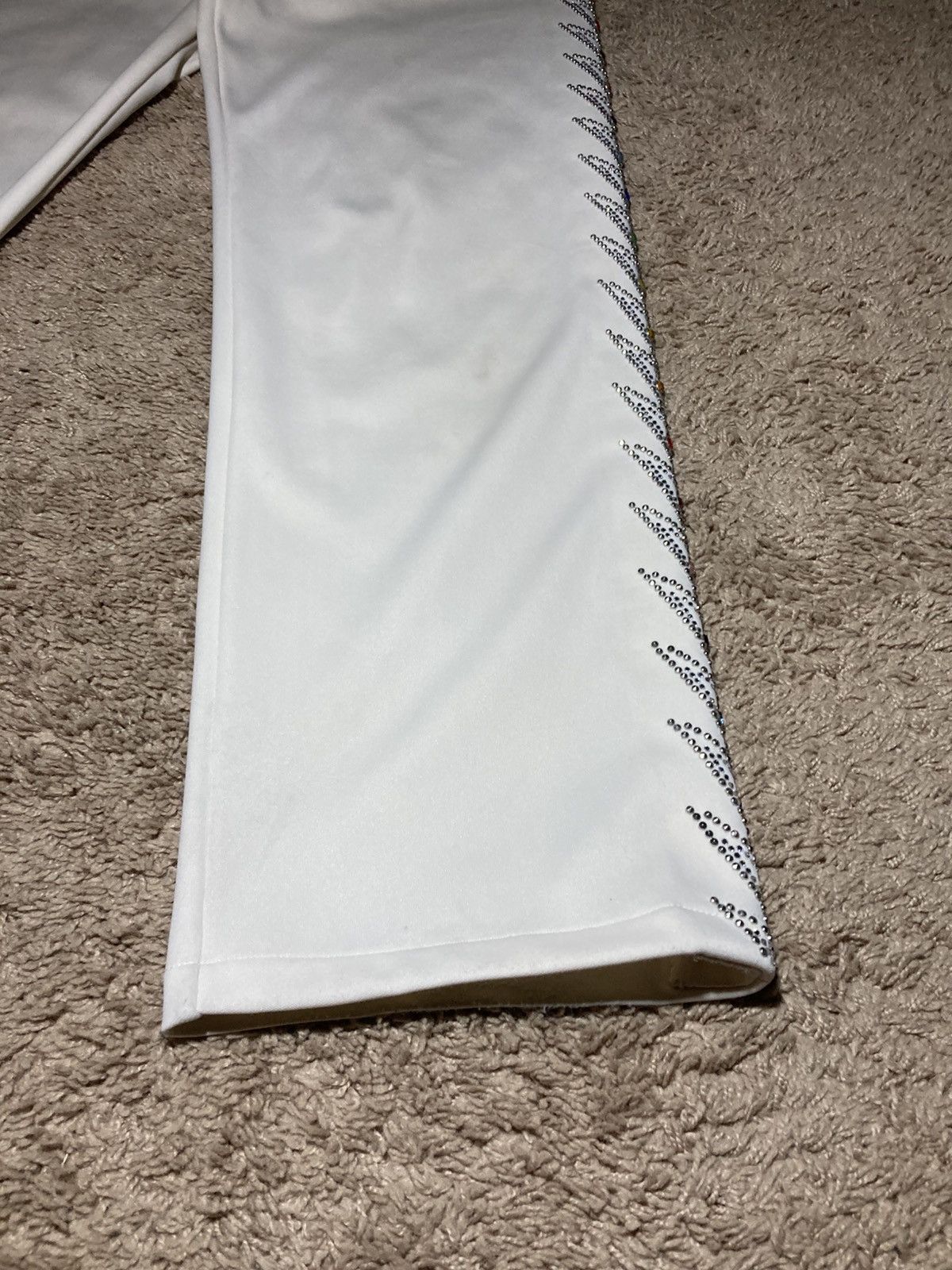 Celine SS23 Celine Lightning Crystal Sweatpants Cream 2023 Jewel S Size US 30 / EU 46 - 6 Thumbnail