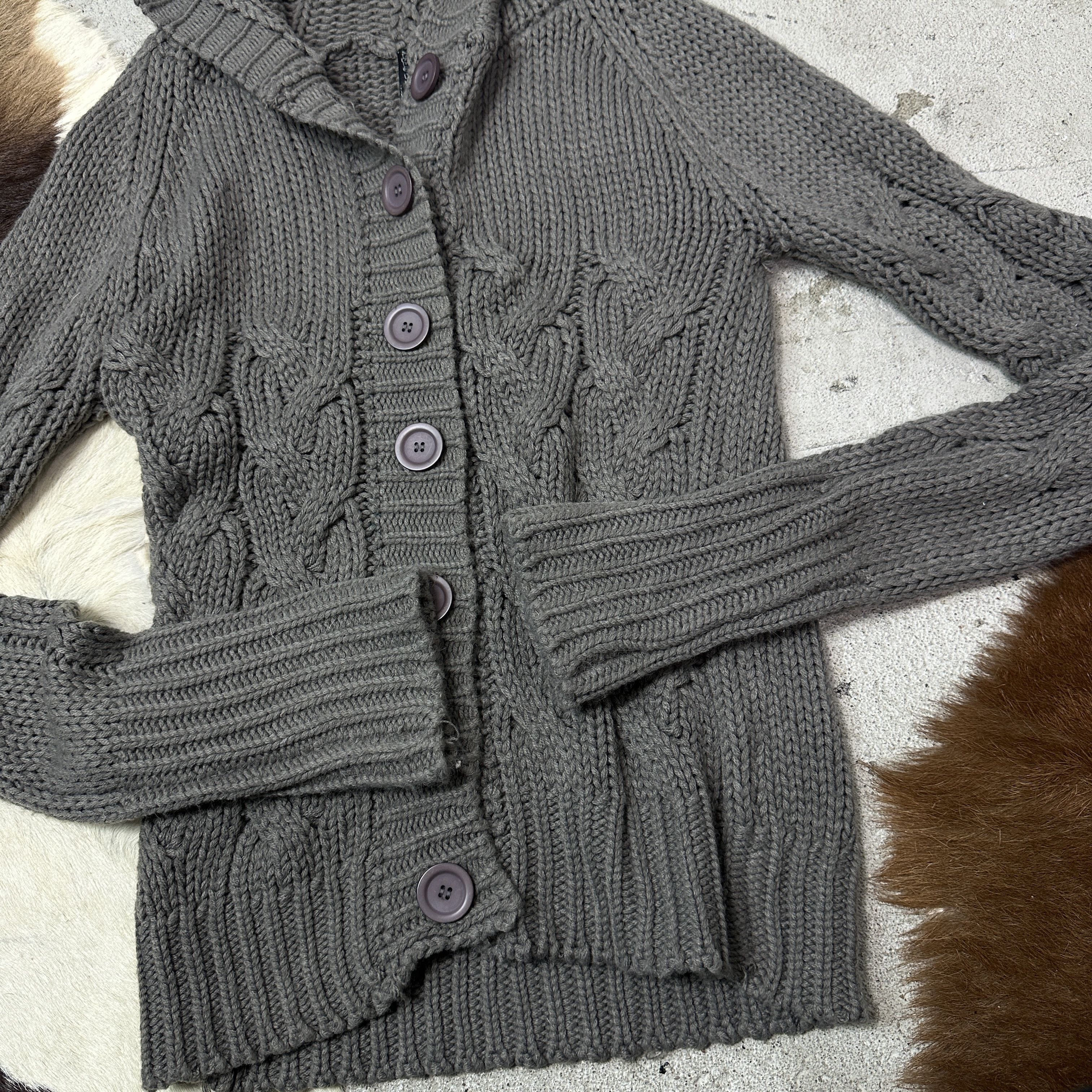 Vintage Vintage Hoodie Buttoned Grunge Sweater Y2K Size M / US 6-8 / IT 42-44 - 5 Thumbnail