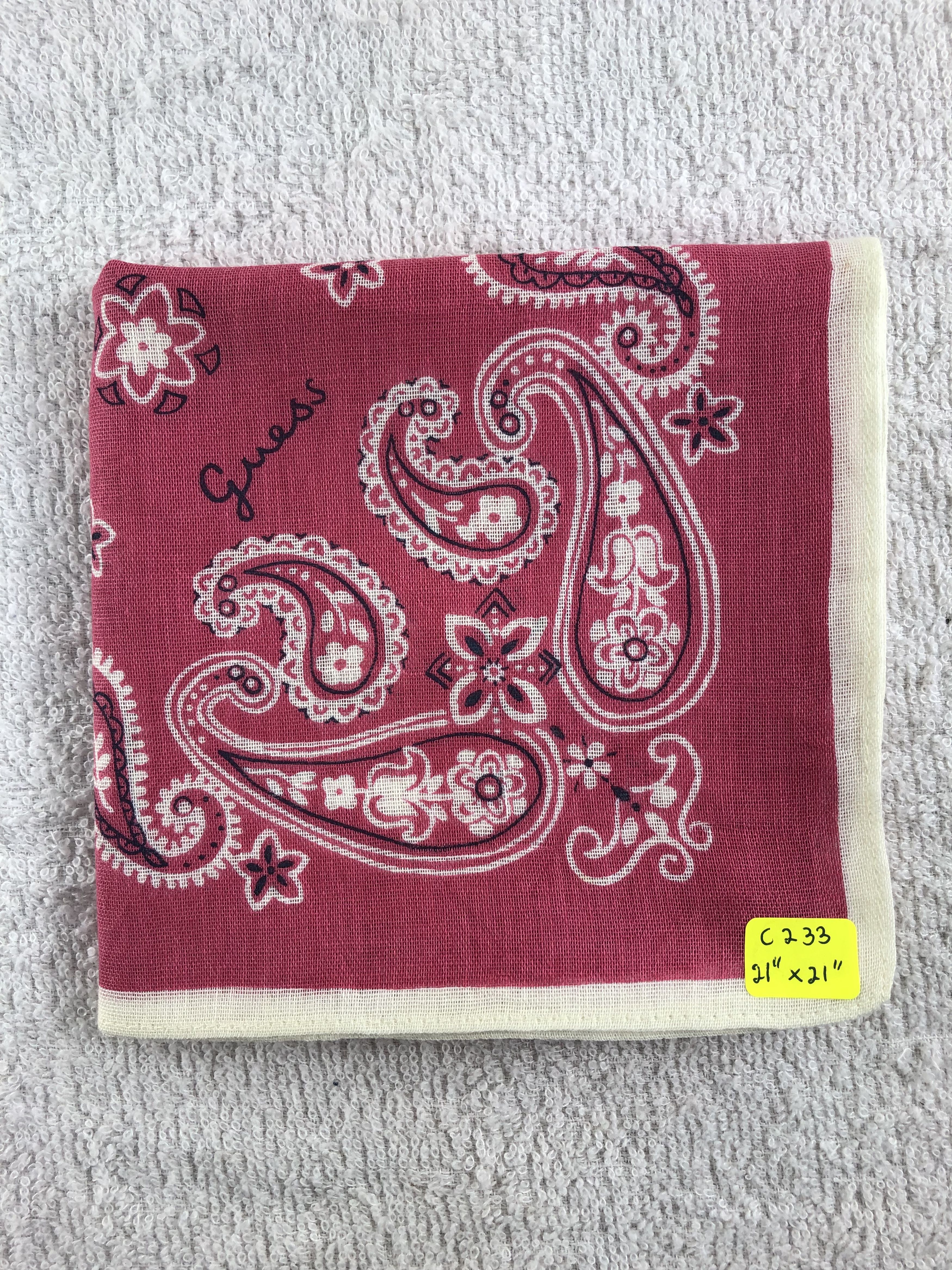 Guess Guess Paislee Handkerchief / Bandana / Neckerchief C233 Size ONE SIZE - 6 Thumbnail